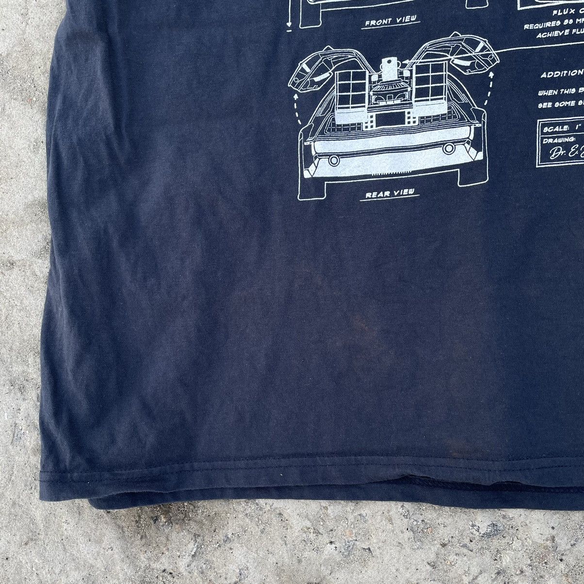Future × Vintage Vintage T-shirts Delorean Time Machine Logo Back to Future Size US XXL / EU 58 / 5 - 3 Thumbnail