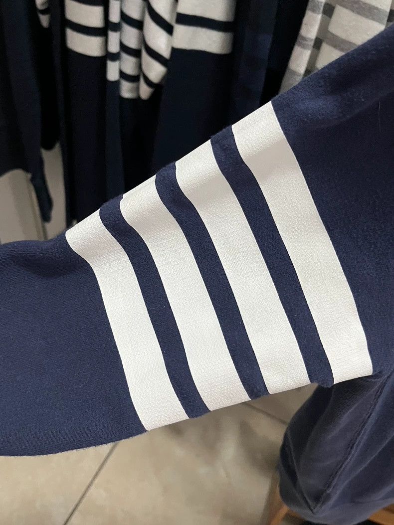 Thom Browne thom browneClassic four-striped blue sweatshirt 2503-Nextar Size US S / EU 44-46 / 1 - 5 Thumbnail