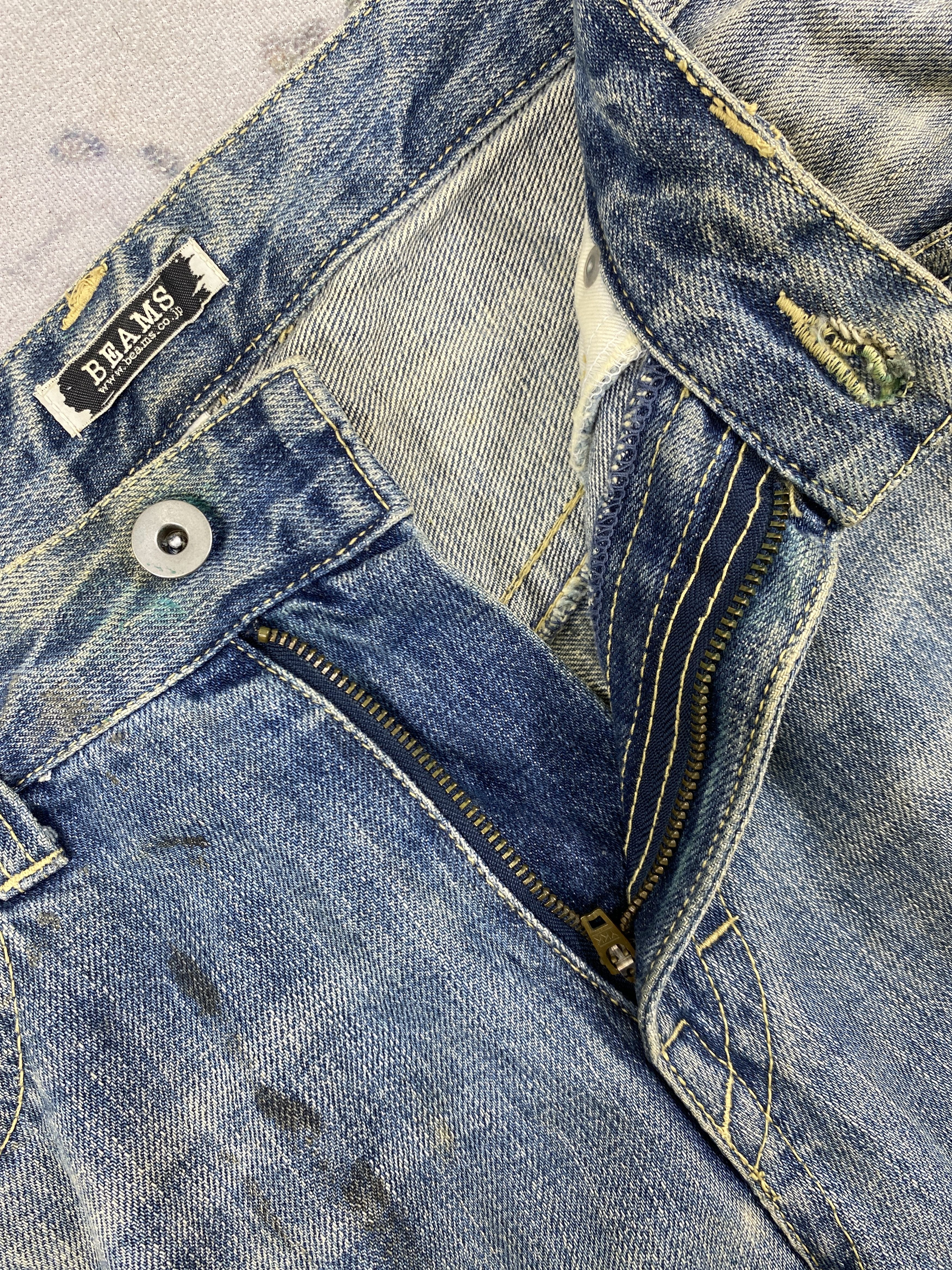 Beams Japan Vintage Beams Japan hysteric style Jeans 32x31.5 - JN3047 Size US 32 / EU 48 - 7 Thumbnail