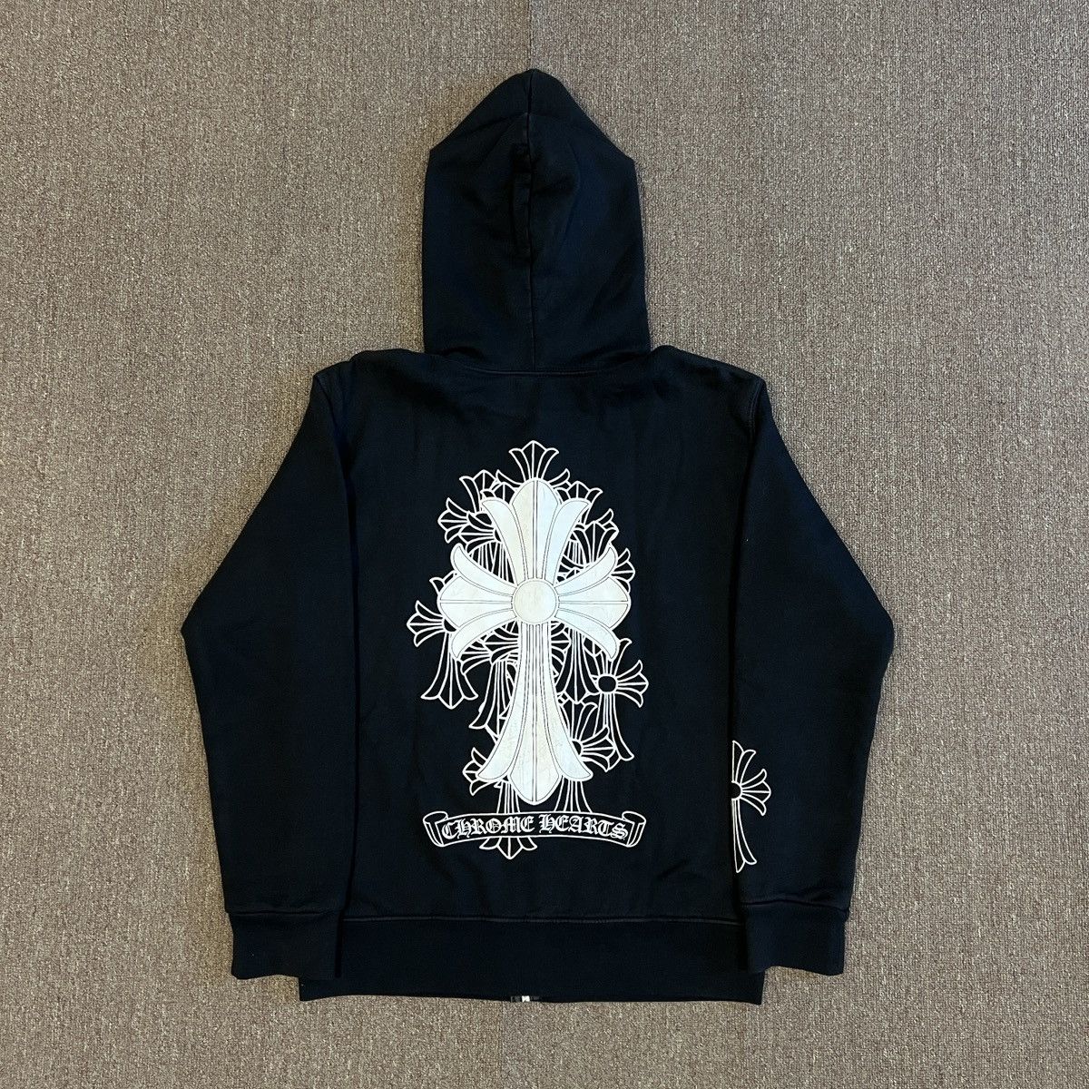 Chrome Hearts Chrome Hearts Multiple Cross Ceremony Logo Zip Up Hoodie Size US S / EU 44-46 / 1 - 1 Thumbnail