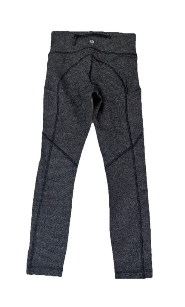 Lululemon LULULEMON SPEED TIGHT 23” HEATHERED BLACK COLOR SIZE 2 Size 26" / US 2 / IT 38 - 1 Thumbnail