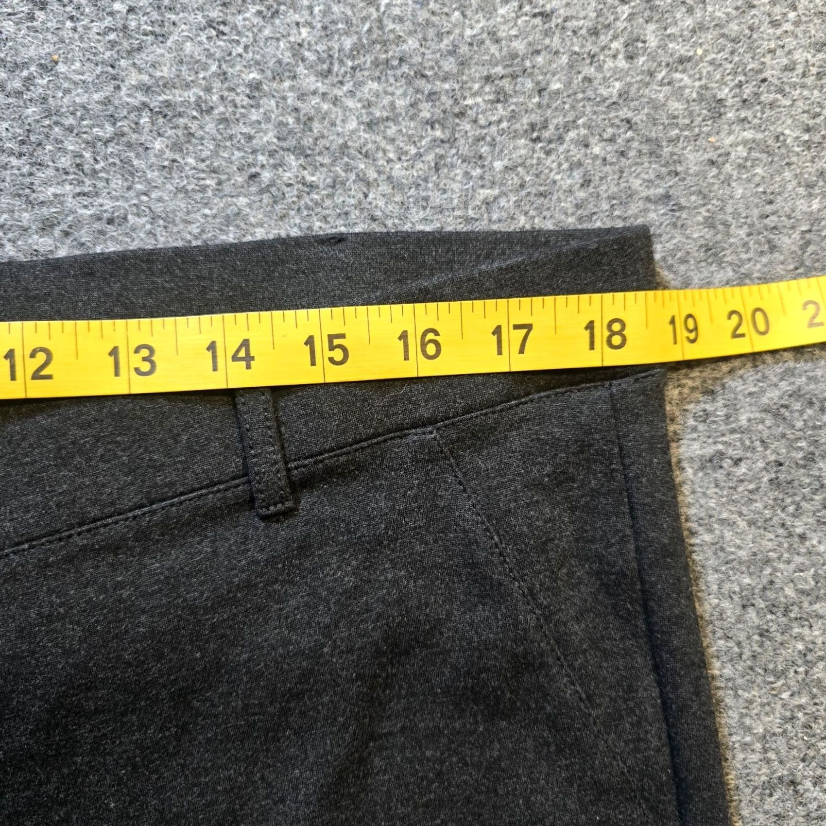 Vintage Betabrand Pants Womens 2XL Petite Gray Stretch Straight Mid Rise Casual Capsule Pants Size 25" / US 0 / IT 36 - 4 Thumbnail