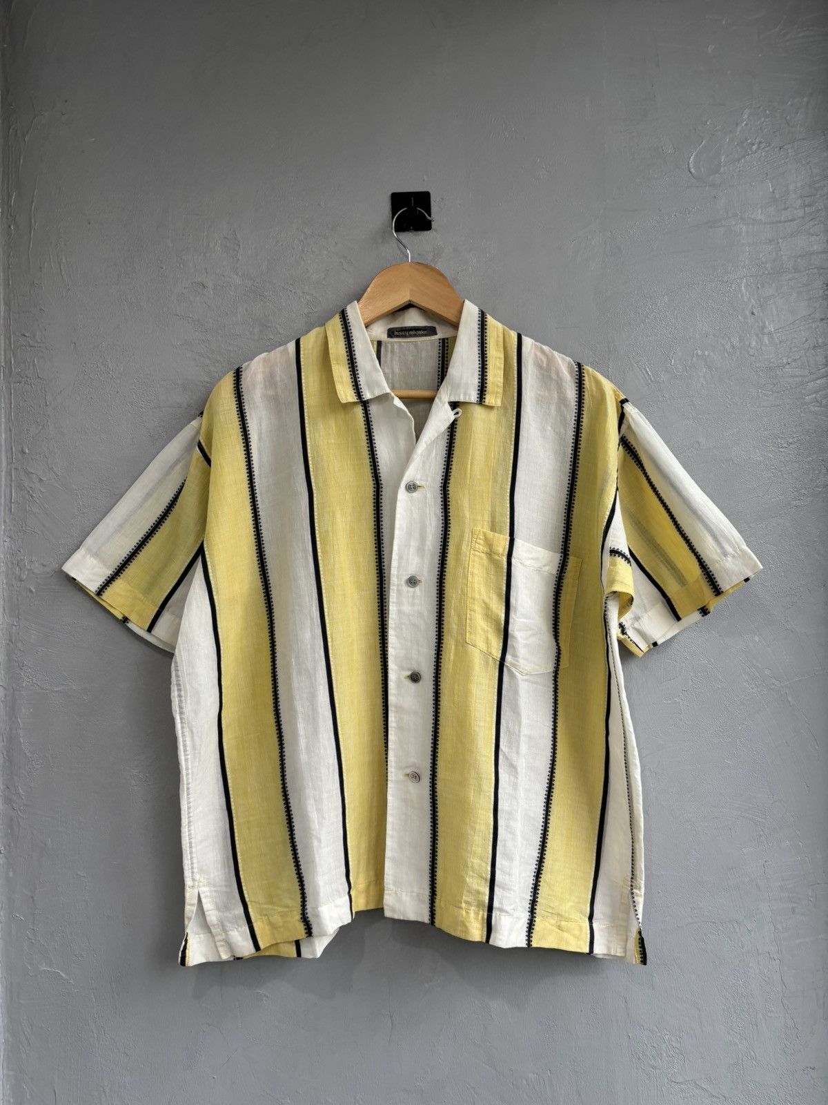 Issey Miyake Issey Miyake 80s Hakama camp collar shirt Size US M / EU 48-50 / 2 - 1 Thumbnail
