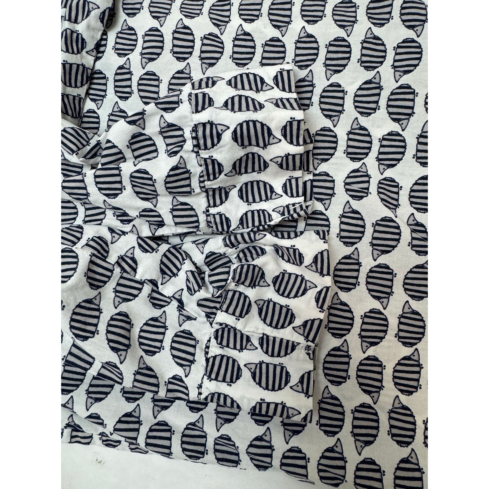 Sonoma Hedgehog Print Button Down Shirt 100% Cotton Sonoma - Large Size L / US 10 / IT 46 - 5 Thumbnail