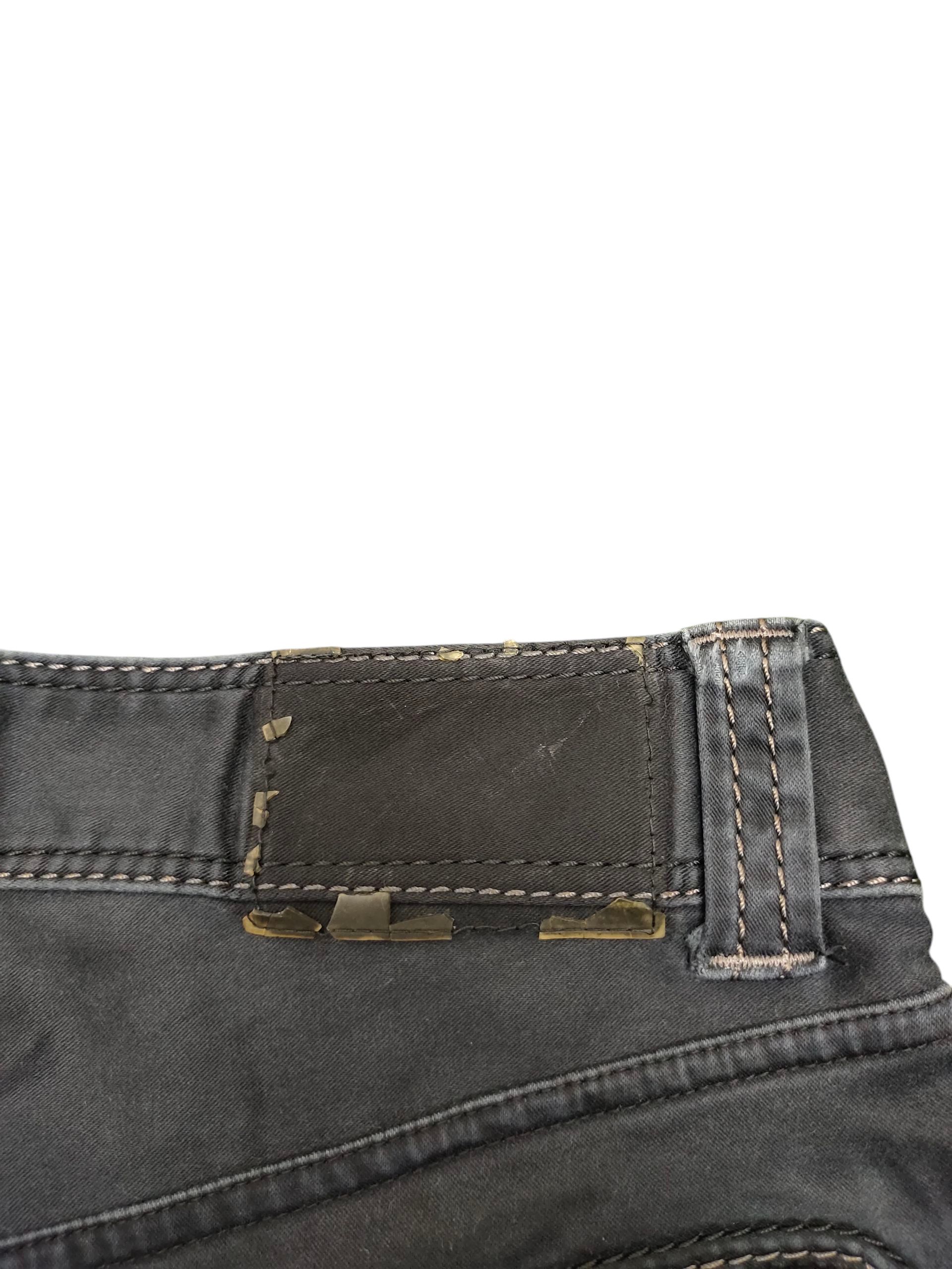 Hysteric Glamour Vintage 90s Hysteric Glamour Black Faded Denim Pant Low Rise Size US 29 - 10 Thumbnail