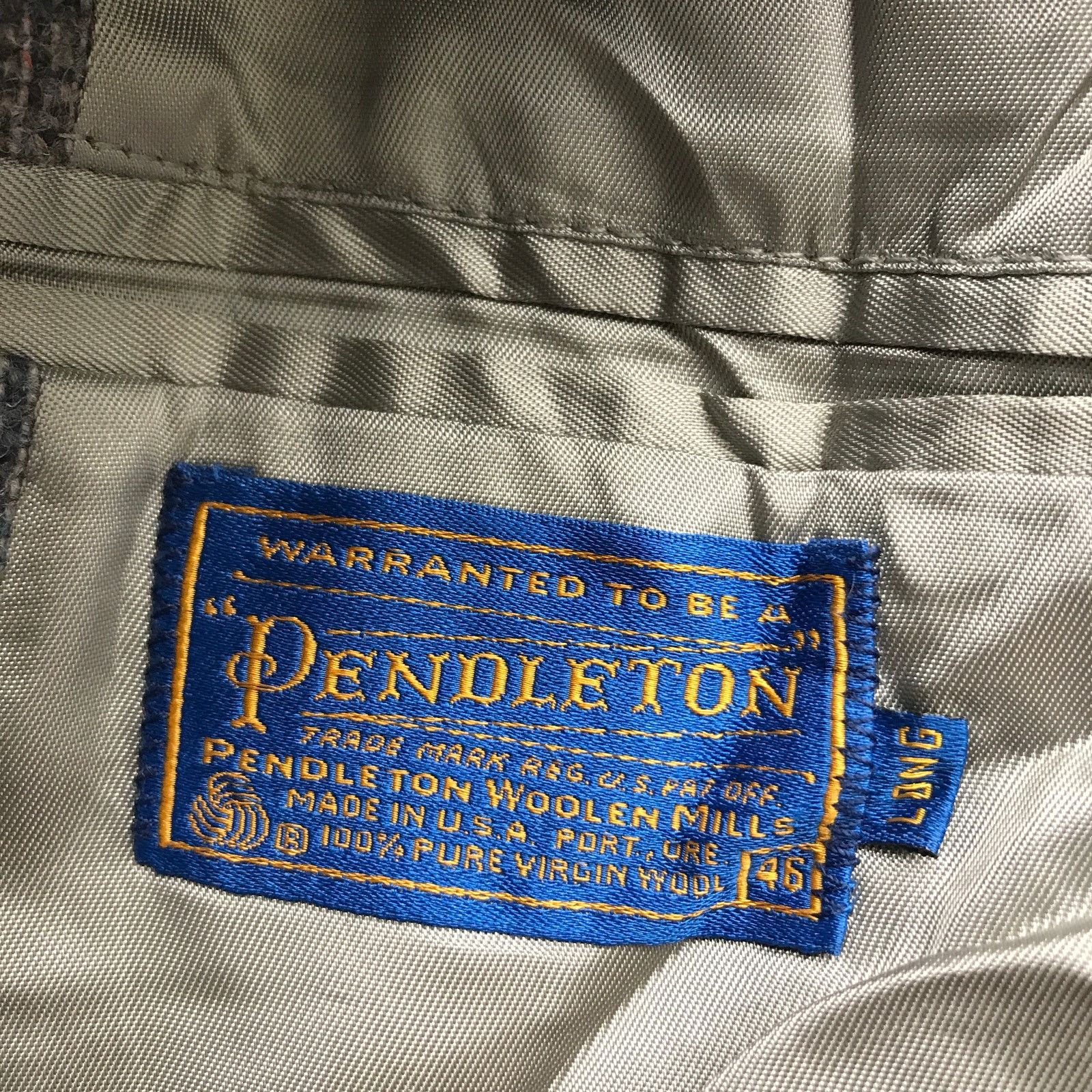 Pendleton Pendleton Wool Lined Blazer Coat 46 XXL Notched Collar Size US S / EU 44-46 / 1 - 3 Thumbnail