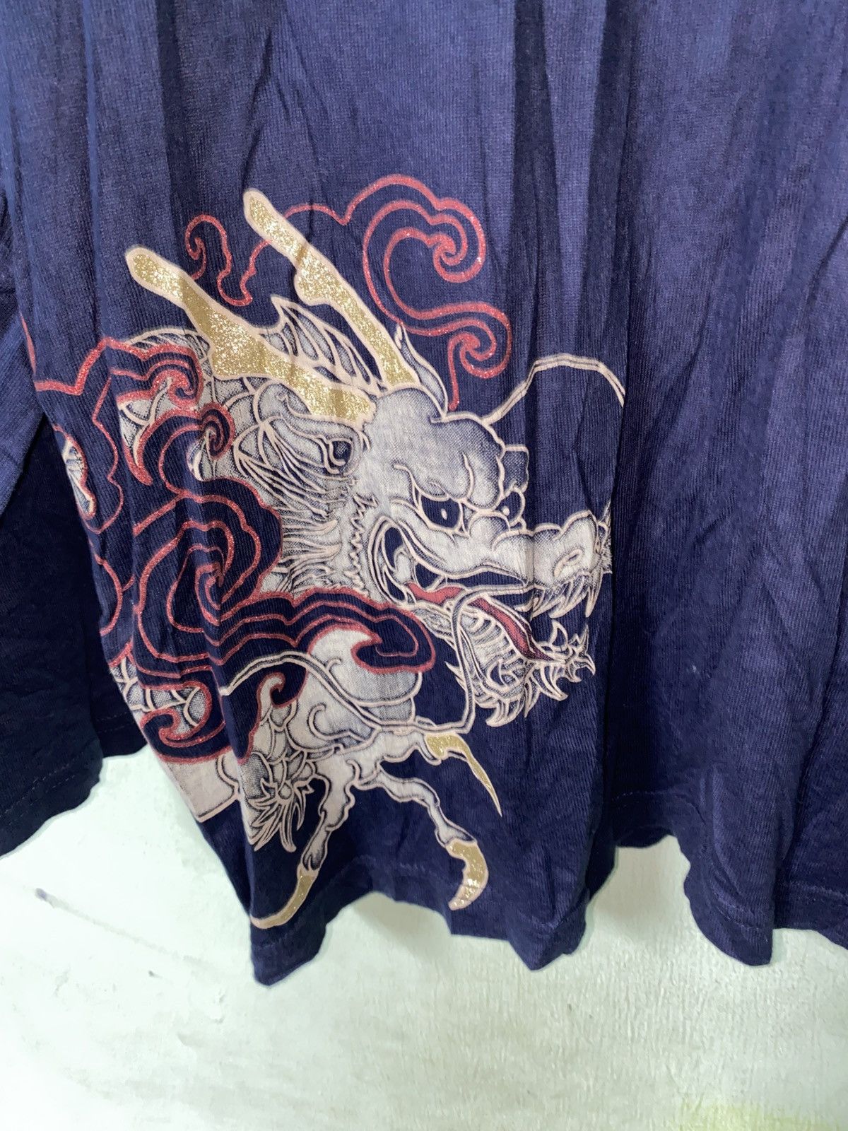 Other Strange Heaven Japan Sukajan Dragon Big Graphic Tee Size US XL / EU 56 / 4 - 4 Thumbnail