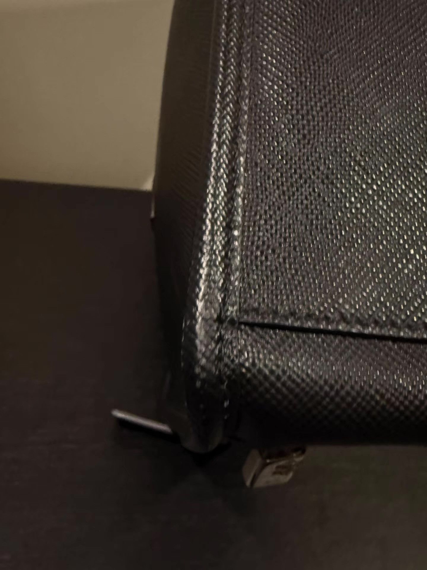 Prada Black Structured Handbag with Top Handles Size ONE SIZE - 5 Thumbnail
