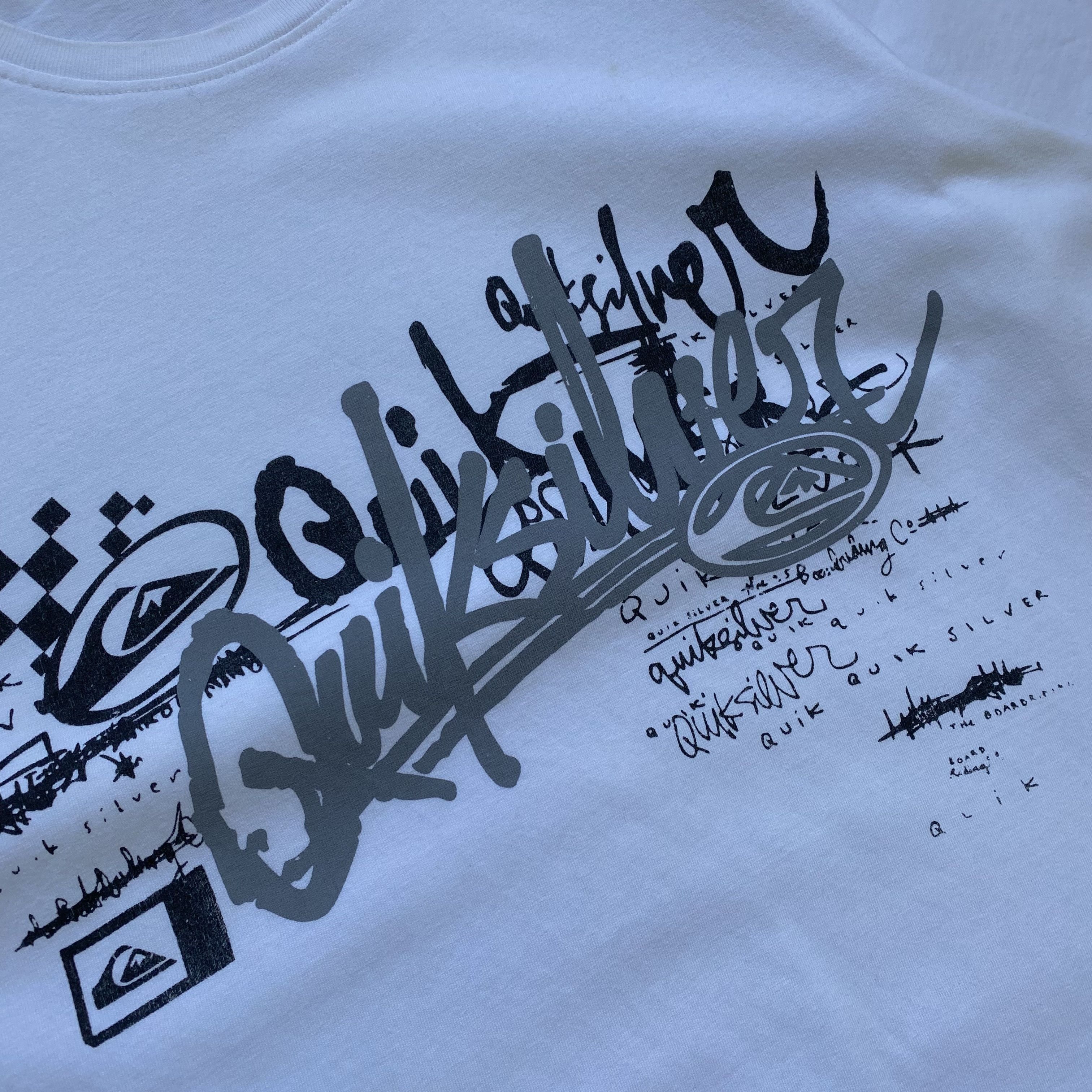 Quiksilver 🏄🏻‍♂️Vintage 90s QUIKSILVER Tee Y2K oneill billabong fubu Size US M / EU 48-50 / 2 - 5 Thumbnail