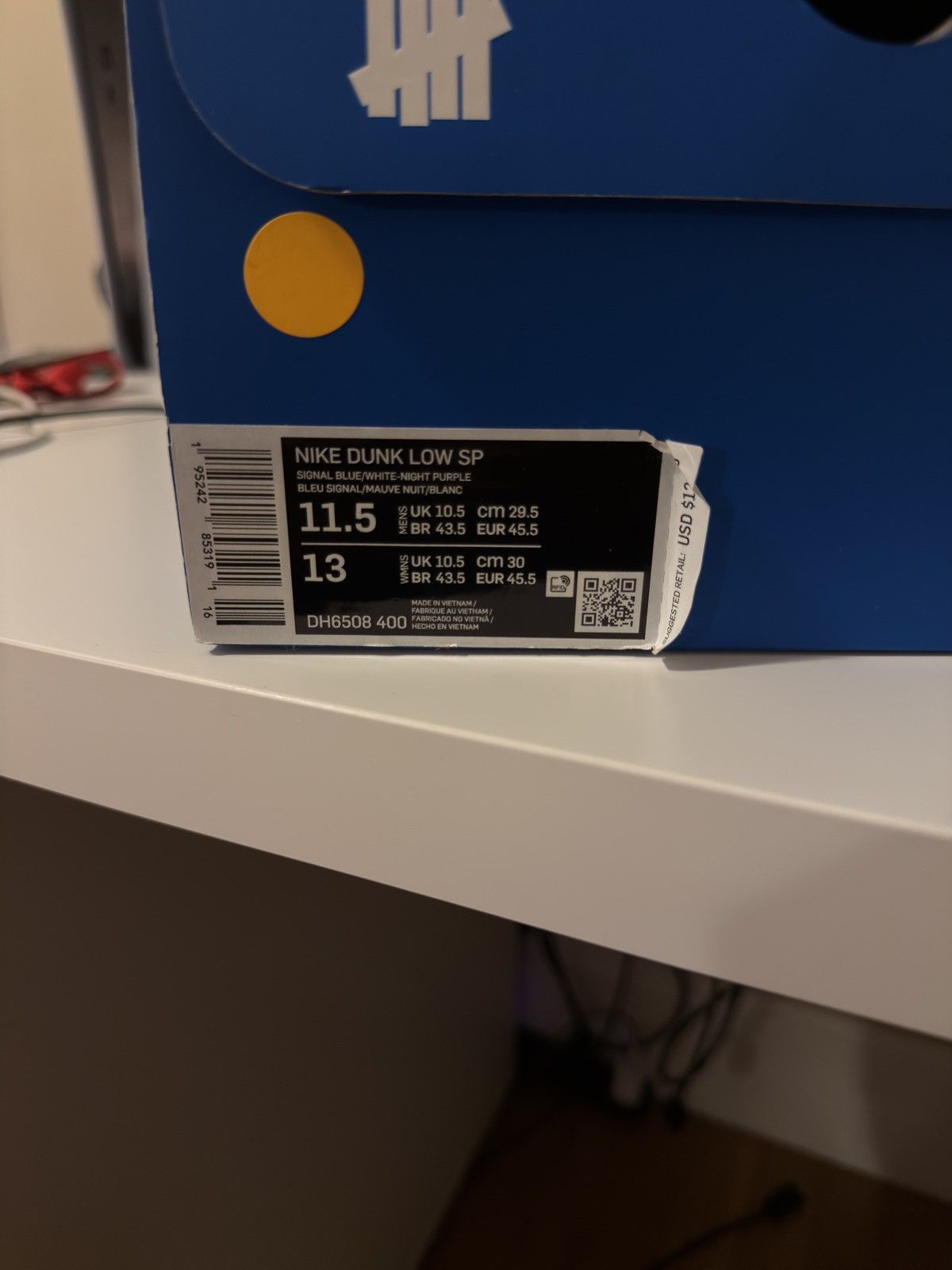 Nike × Undefeated Undefeated x Dunk Low SP ‘5 On It’ Size US 11.5 / EU 44-45 - 3 Thumbnail