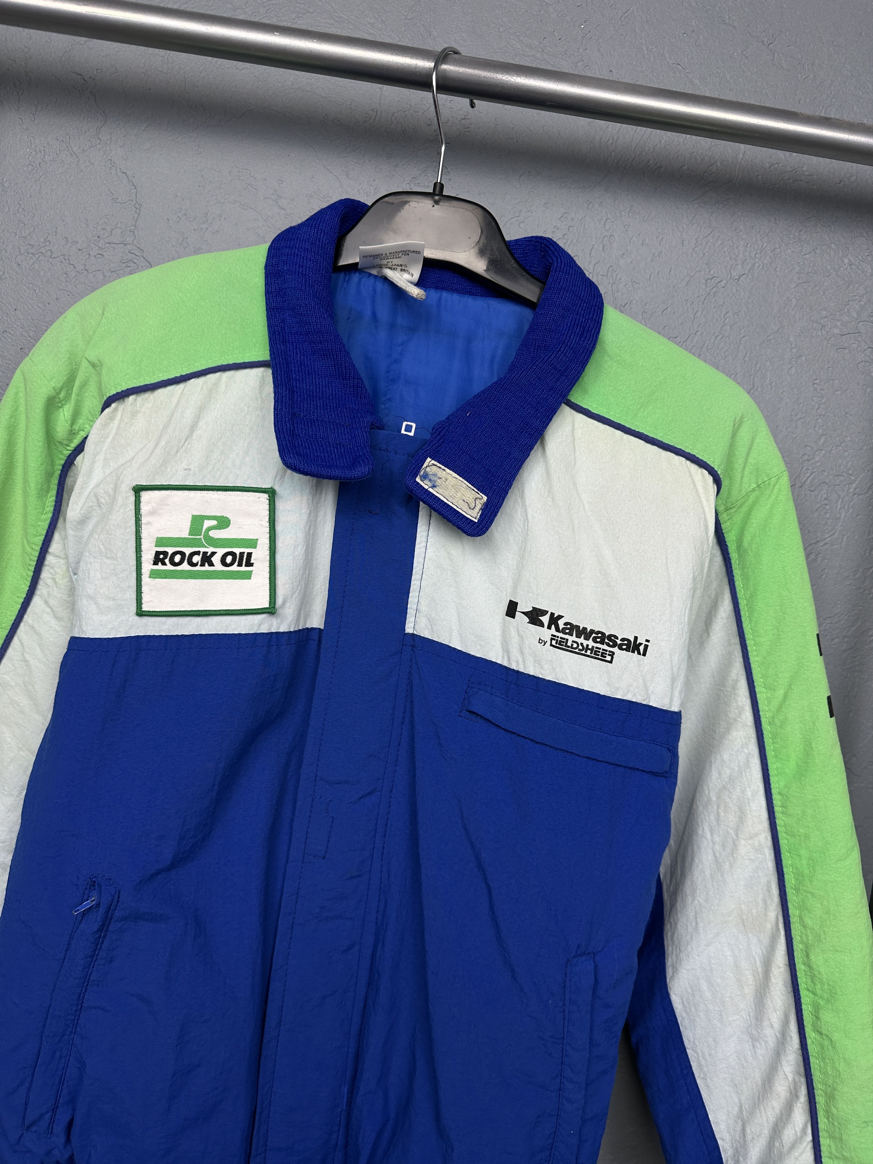 Vintage Kawasaki Racig Team by Lewis James Nylon Jacket Size US XS / EU 42 / 0 - 2 Thumbnail