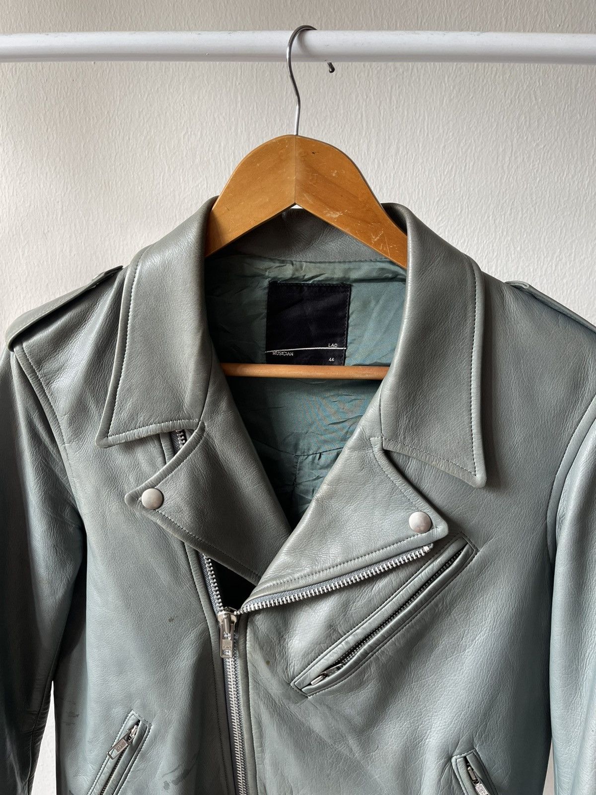 Lad Musician 2000s Led Musician Leather Bikers Jacket Size US S / EU 44-46 / 1 - 6 Thumbnail