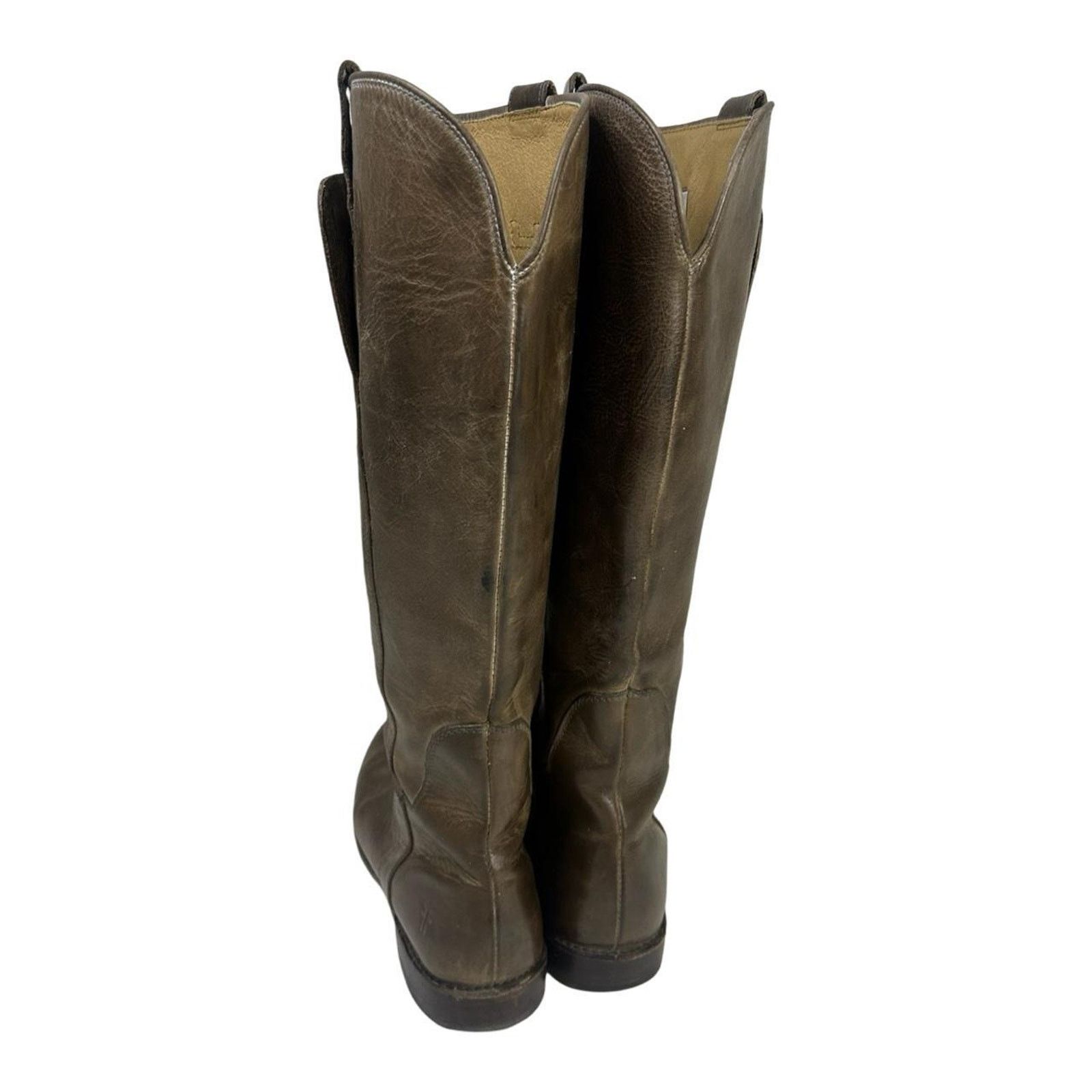 Frye Frye boots riding made in Italy sz US W 8.5 green brown Size US 8.5 / IT 38.5 - 6 Thumbnail