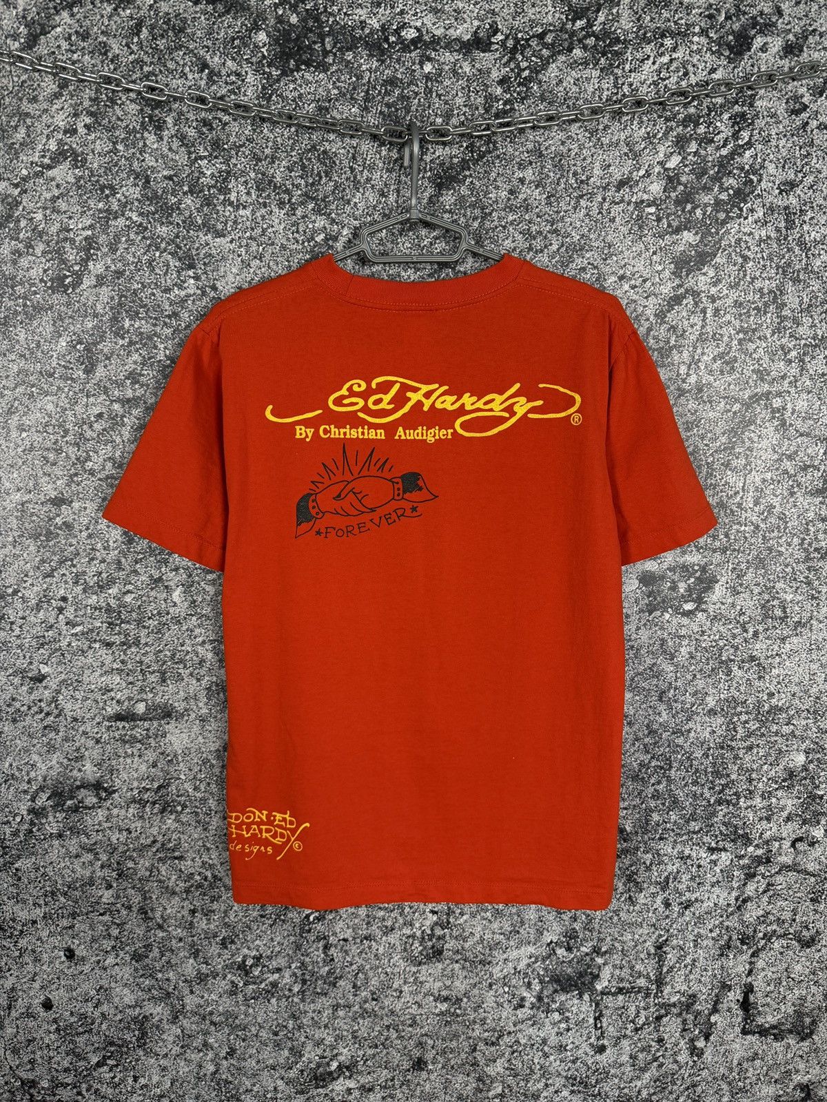 Ed Hardy Ed Hardy By Christian Audigier Bulldog Tiger Crown Tee Sz L Size US L / EU 52-54 / 3 - 10 Thumbnail