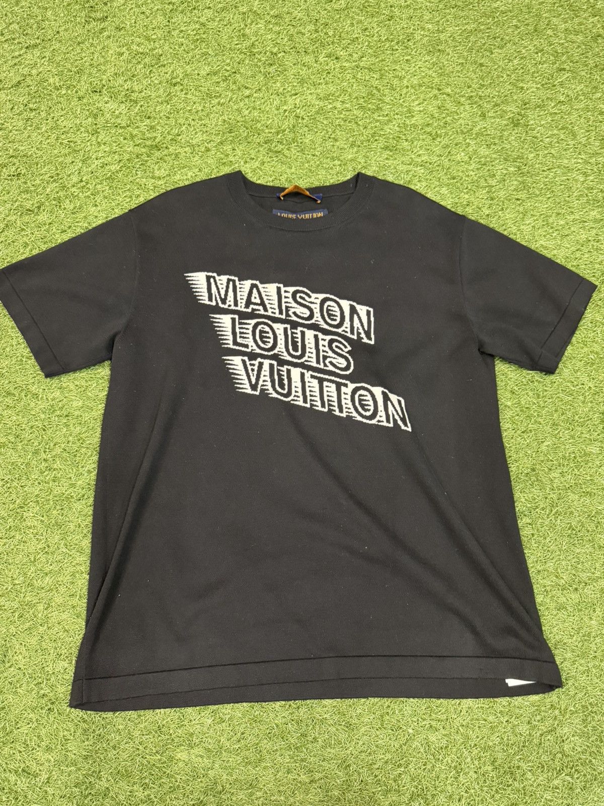 Louis Vuitton Louis Vuitton Maison Intarsia T-Shirt Size US L / EU 52-54 / 3 - 1 Thumbnail
