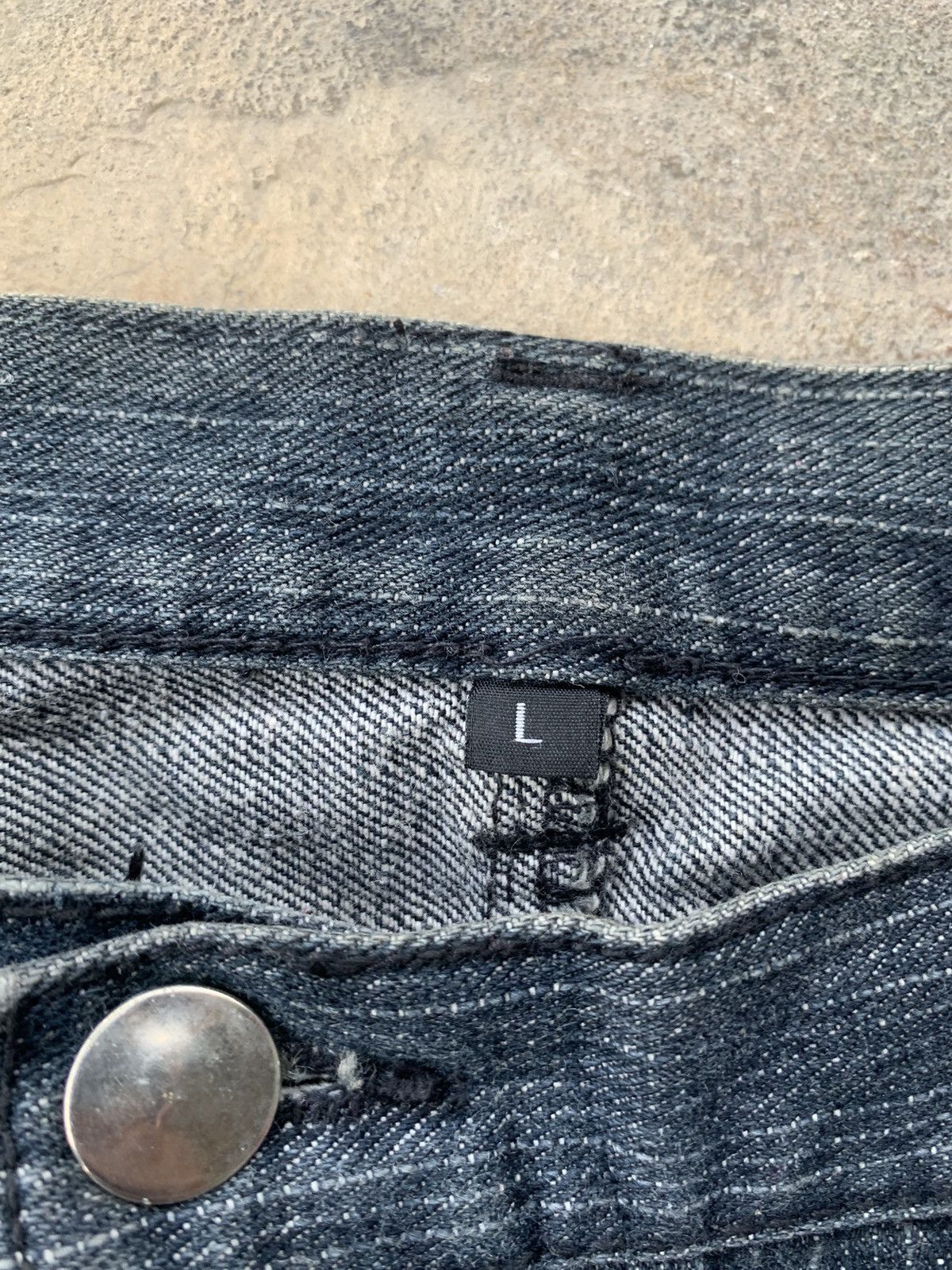 If Six Was Nine × Japanese Brand × Le Grande Bleu (L.G.B.) Rare Sex Pot Revenge Skull Punk Distressed Denim☠️🎌 Size US 33 - 10 Thumbnail