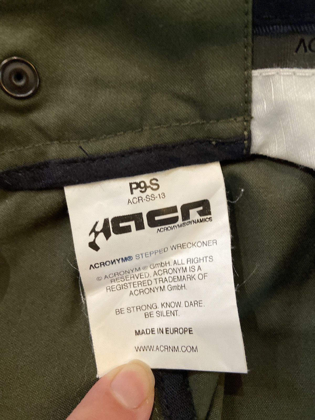 Acronym Acronym PS-9 Pants Size US 38 / EU 54 - 10 Thumbnail