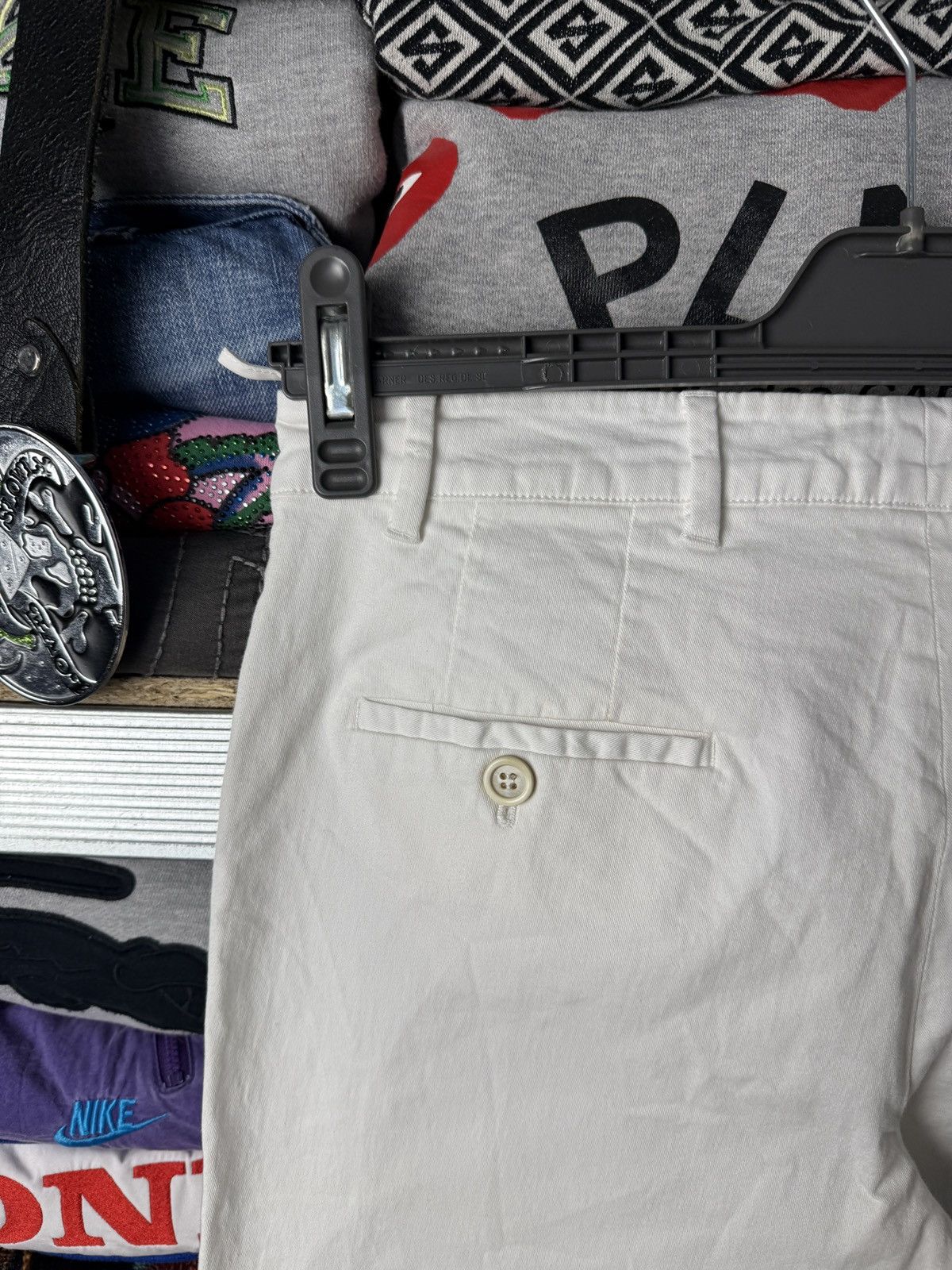 Prada Vintage Prada White Tab casual pants Size 30" / US 8 / IT 44 - 5 Thumbnail