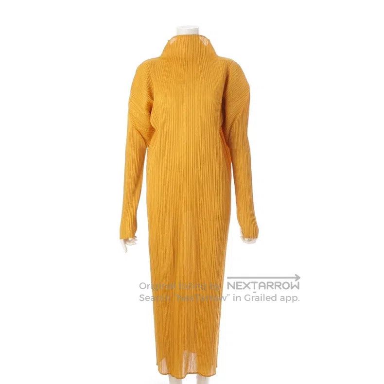 Issey Miyake Issey Miyake Yellow Dress Size M / US 6-8 / IT 42-44 - 1 Thumbnail