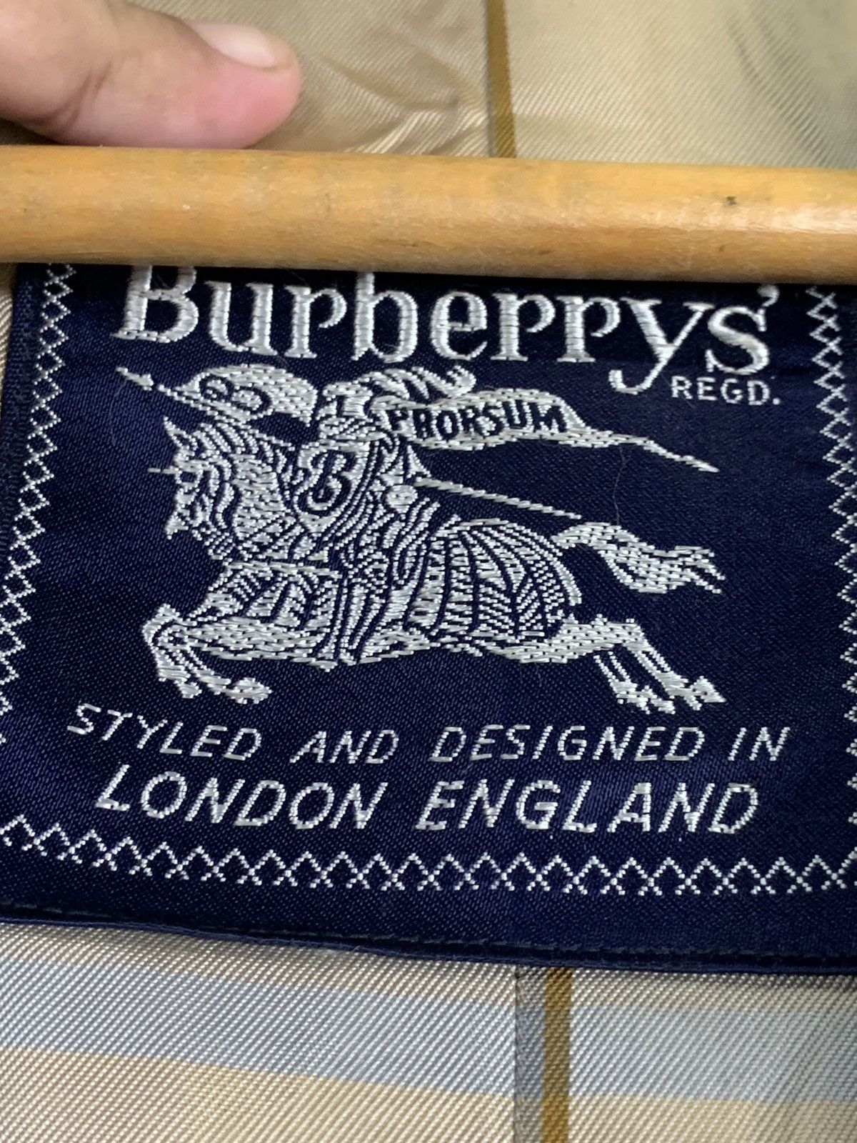 Burberry Vintage Burberrys Cotton Long Jacket-GK 344 Size US M / EU 48-50 / 2 - 13 Thumbnail