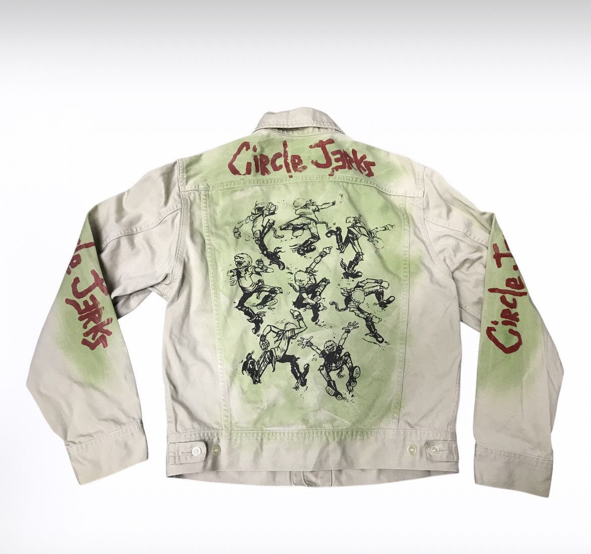 Band Tees × Lee Lee jacket custom circle jerks…. Size US M / EU 48-50 / 2 - 1 Thumbnail