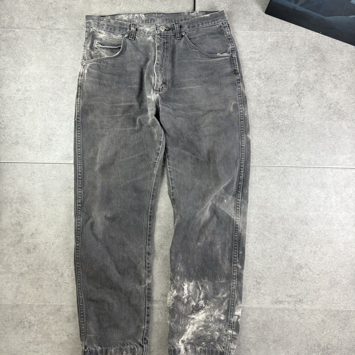 Wrangler Y2k faded black sunfaded wrangler jeans Size US 32 / EU 48 - 2 Thumbnail