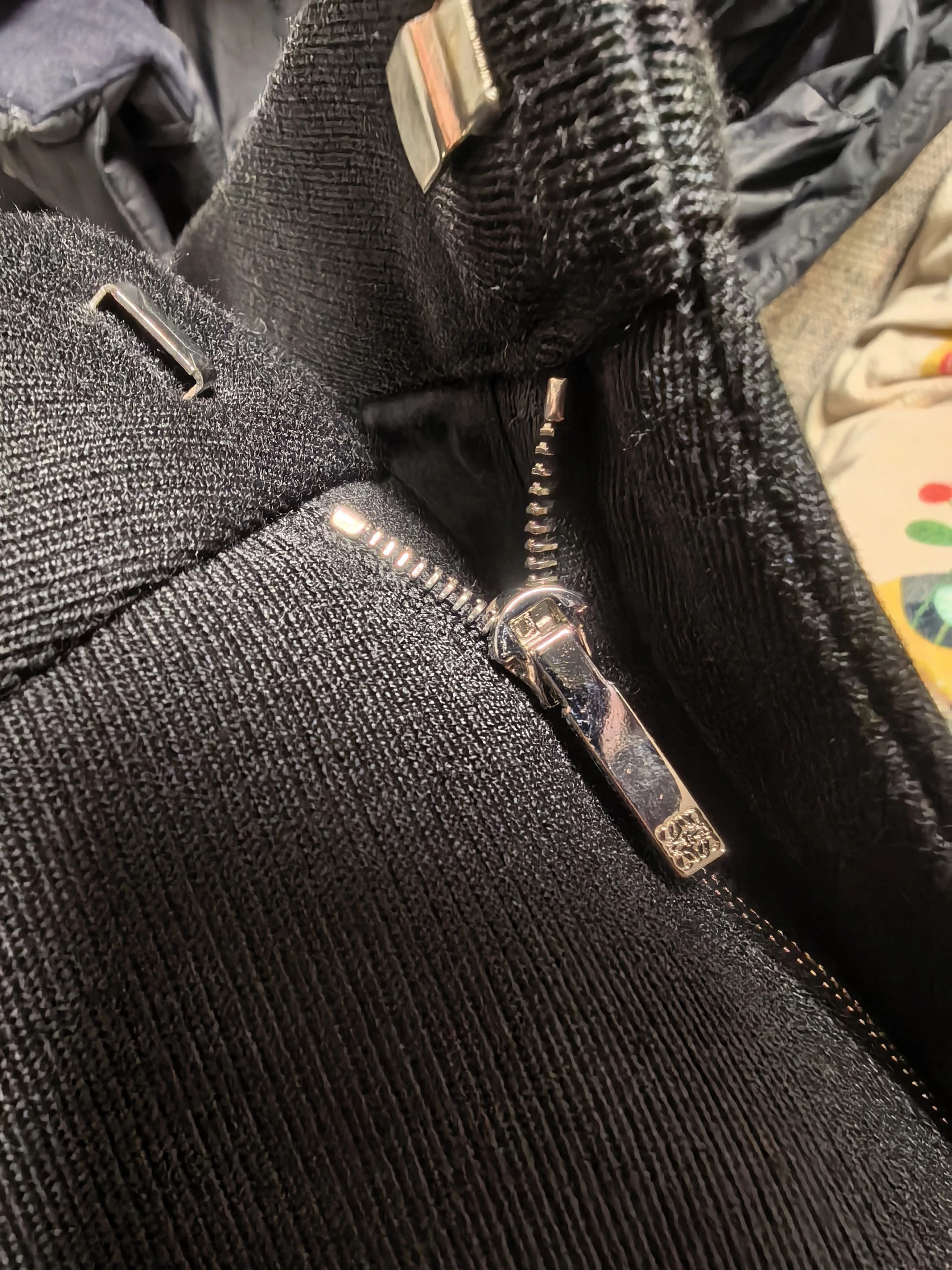 Loewe LOEWE FW23 straight-leg casual heavyweight wool pants Size 25" / US 0 / IT 36 - 7 Thumbnail