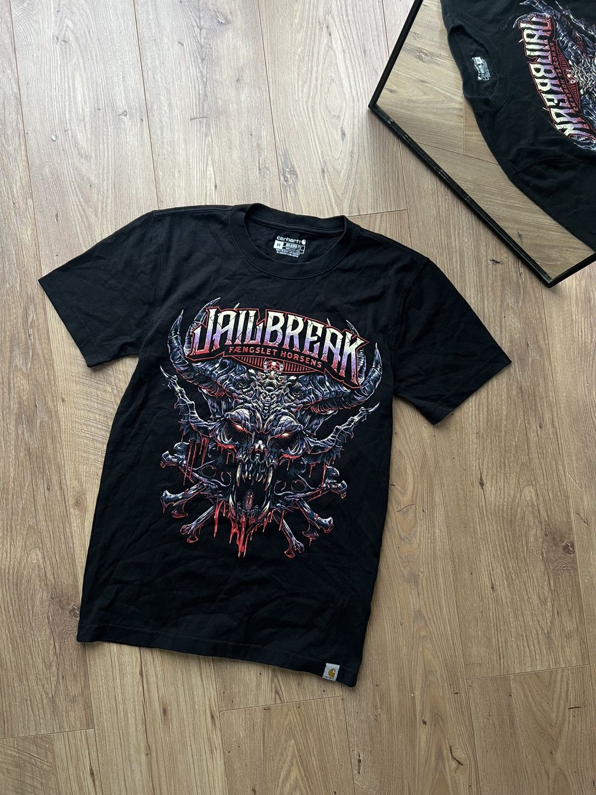 Carhartt CARHARTT JAILBREAK RARE VINTAGE Y2K DEATH METAL TEE Size US XS / EU 42 / 0 - 1 Thumbnail