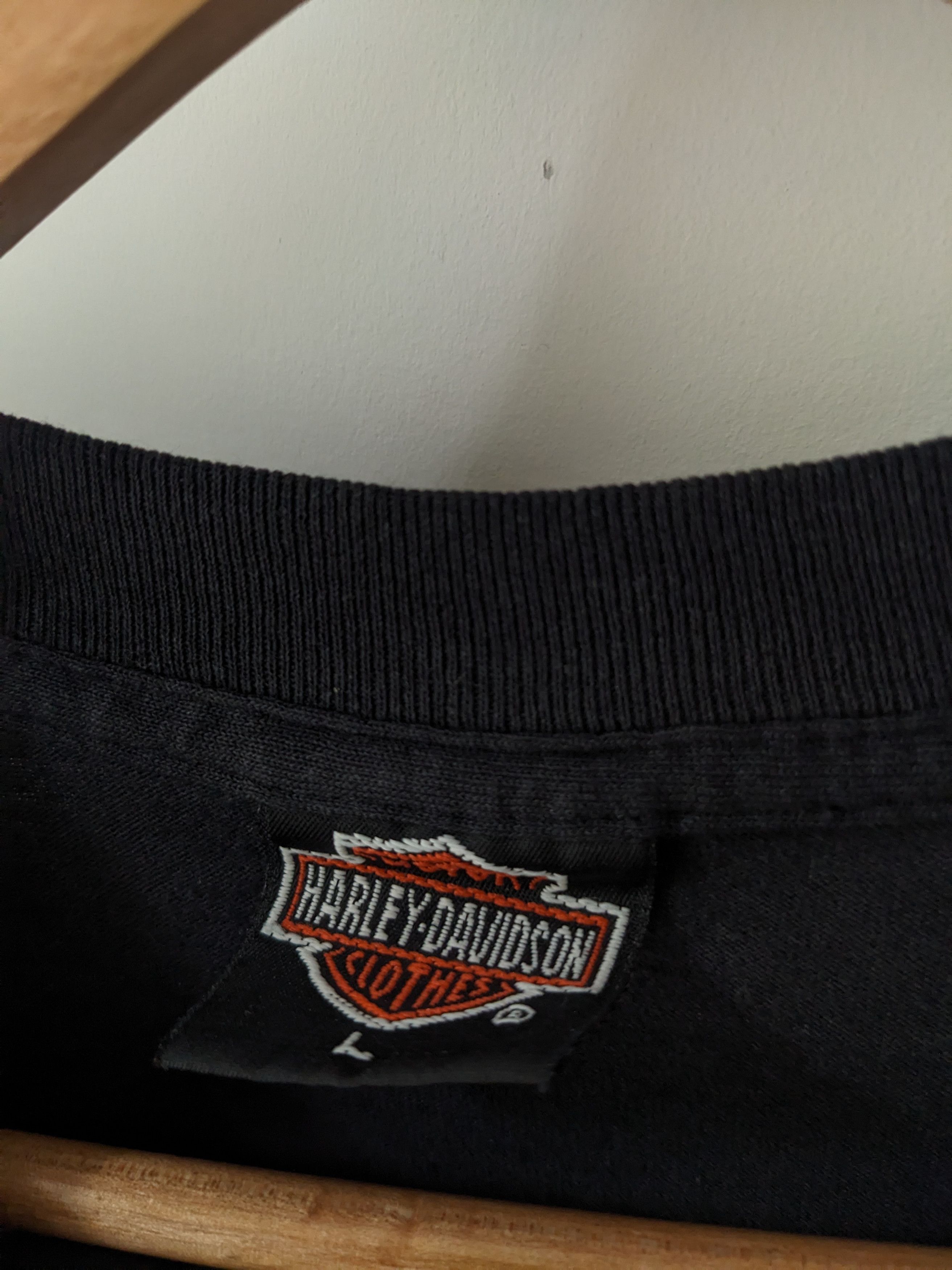 Harley Davidson Vintage 3D EMBLEM Harley Davidson Wolf T-shirt L Canada Size US L / EU 52-54 / 3 - 4 Thumbnail