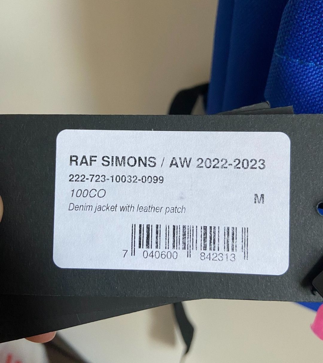 Raf Simons raf simons 22aw denim jacket “altered reality” Size US M / EU 48-50 / 2 - 5 Thumbnail