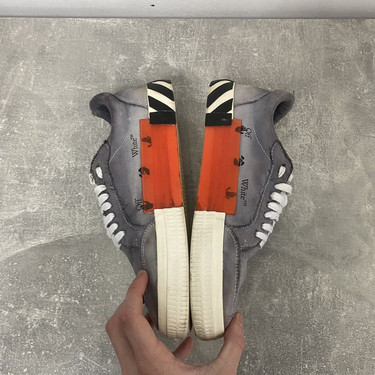 Off-White Off White Sneakers Low Top Vulcanized Size US 10 / EU 43 - 5 Thumbnail