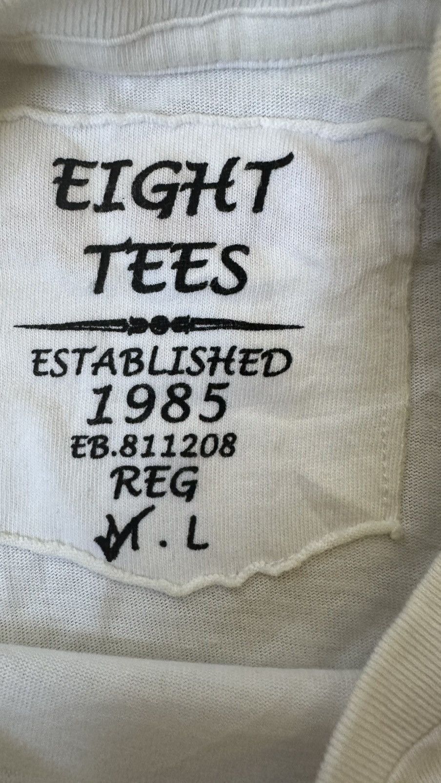 Japanese Brand VINTAGE EIGHTBALL EIGHT TEES JAPAN TEE Size US M / EU 48-50 / 2 - 5 Thumbnail