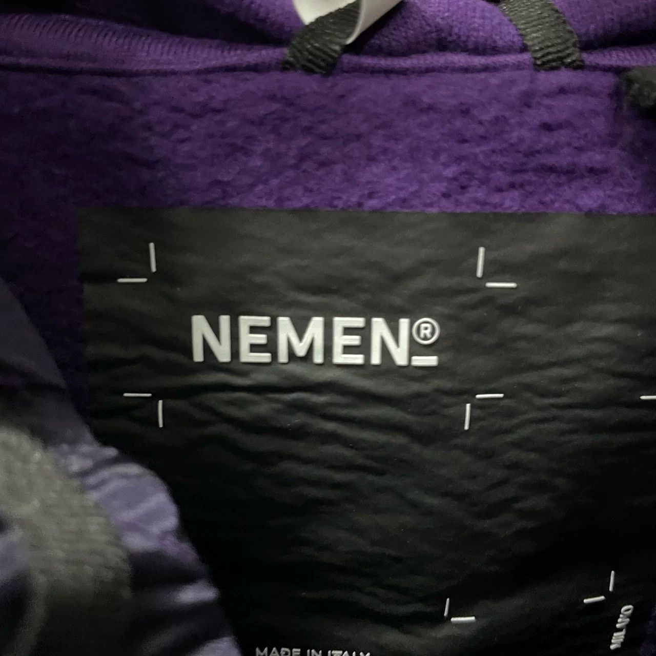 Nemen NEMEN Purple Print Logo Hoodie Size US L / EU 52-54 / 3 - 3 Thumbnail