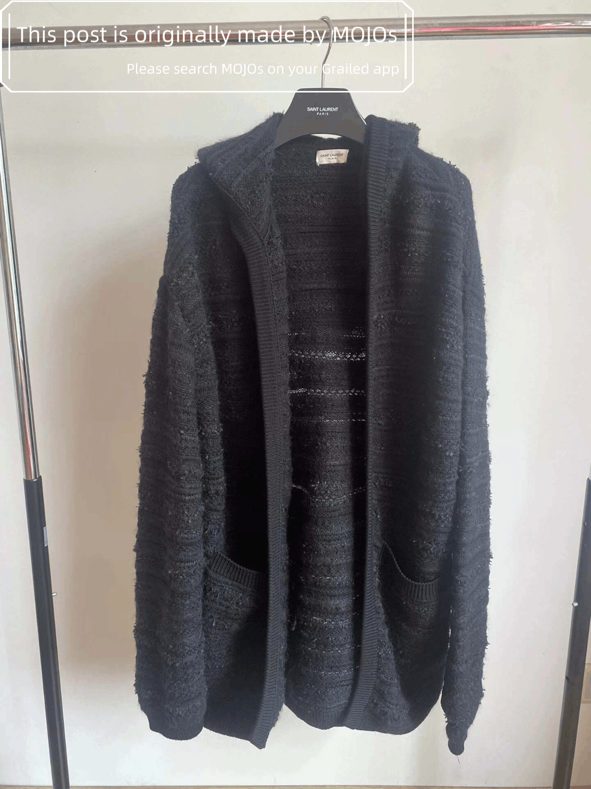 Saint Laurent Paris Sz S Saint Laurent Paris 18AW Knitwear Hoodie Cardigan mojos Size US S / EU 44-46 / 1 - 1 Thumbnail