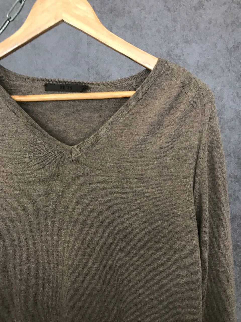 Reiss Reiss v neck merino wool sweater Size US S / EU 44-46 / 1 - 2 Thumbnail