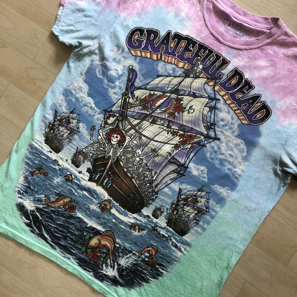 Grateful Dead Vintage 2001 Grateful Dead Ship of Fools Tie Dye Tee Size US M / EU 48-50 / 2 - 4 Thumbnail