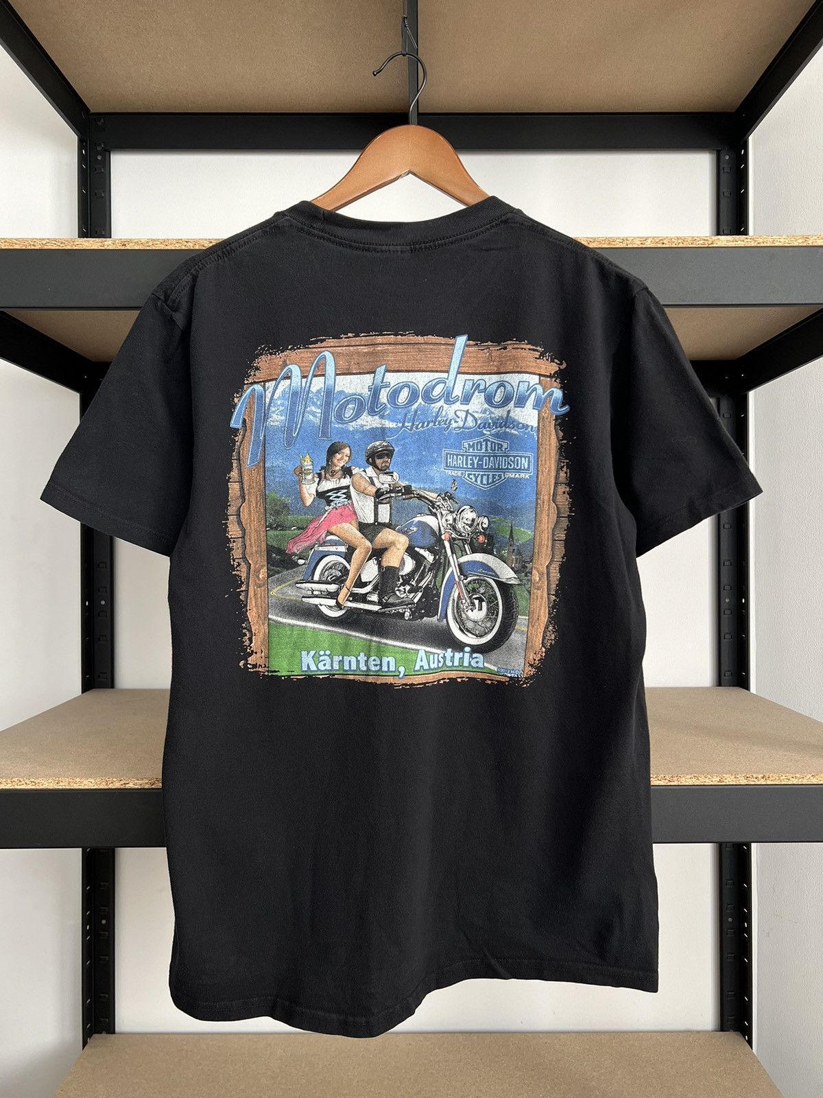 Harley Davidson Vintage 2012 Harley Davidson Motodrom Austria T-shirt Size US M / EU 48-50 / 2 - 4 Thumbnail
