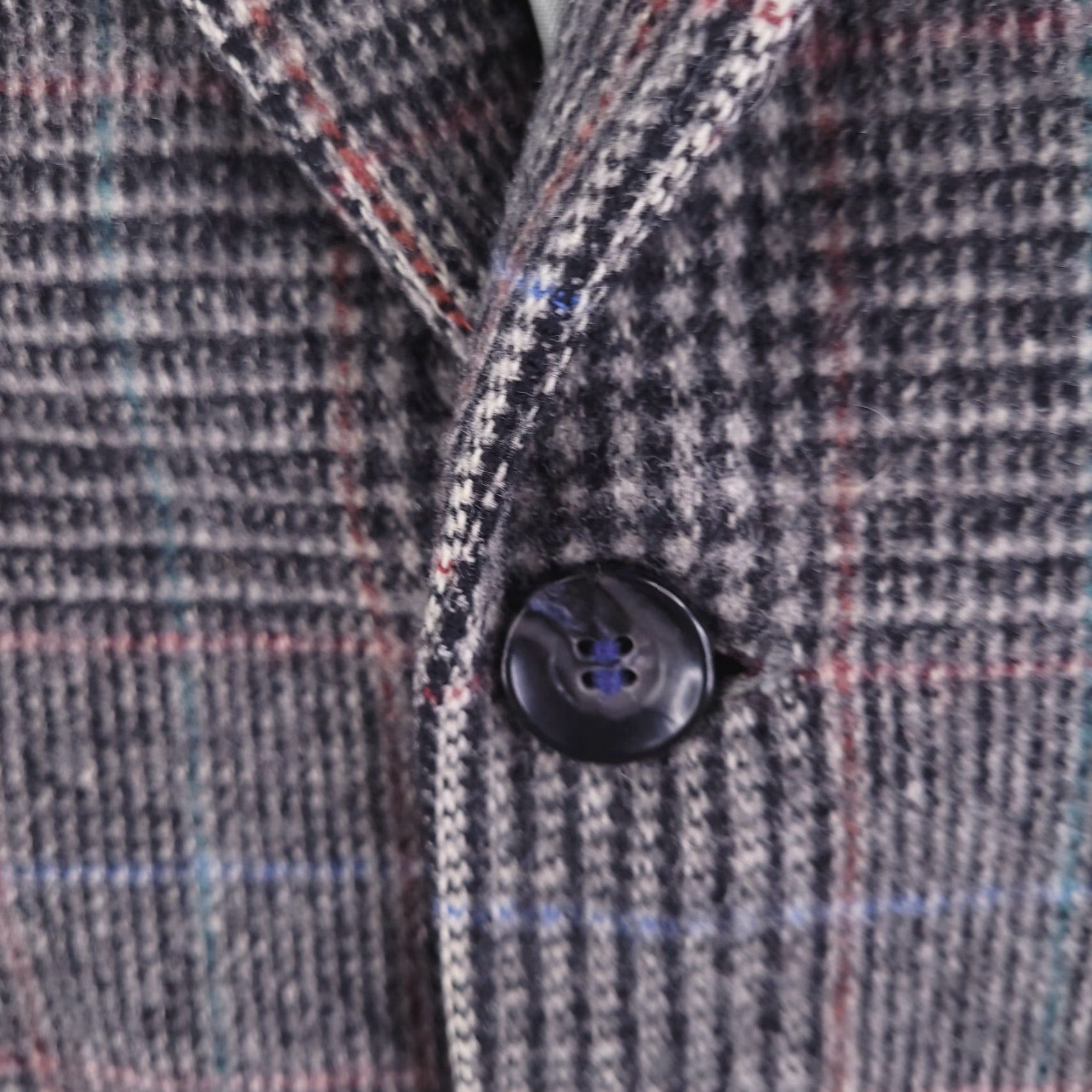 Vintage Miller & Rhoads Blazer Mens 40 Brown Wool Tweed Coat Jacket Size 42R - 2 Thumbnail