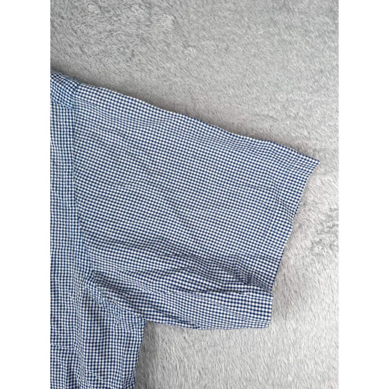 Ralph Lauren VINTAGE Ralph Lauren Men's Shirt 2XL Short Sleeve Plaid Button-Up Casual Fall Winter Blue Size US XXL / EU 58 / 5 - 2 Thumbnail