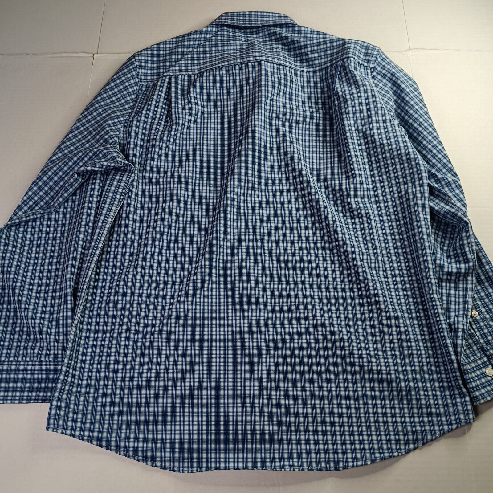 Chaps Chaps Plaid Shirt Men's L Large Blue Performance Classic Fit Size US L / EU 52-54 / 3 - 8 Thumbnail
