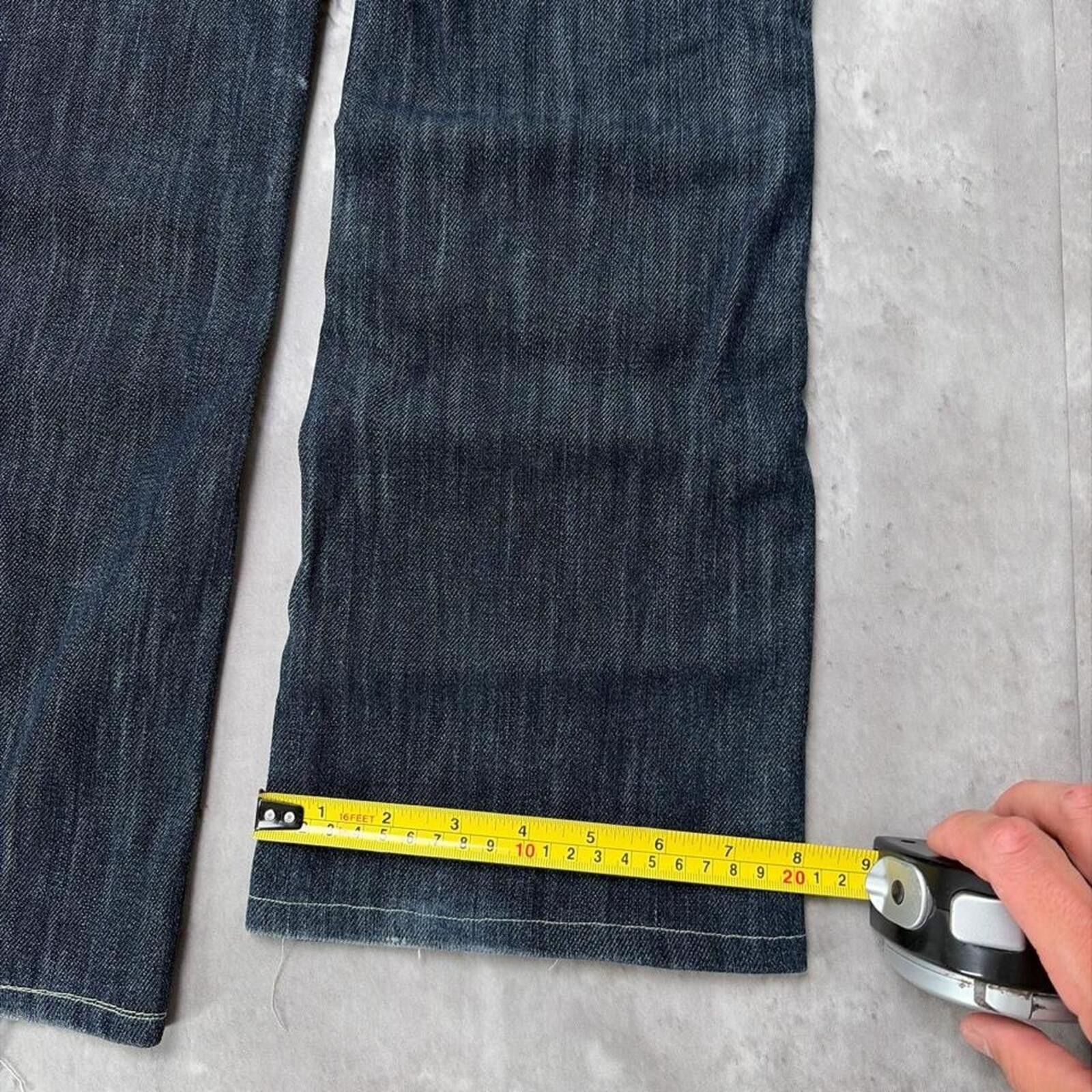 Citizens Of Humanity Y2K Citizens Of Humanity Grunge Gothic Bootcut Denim Jeans Size 27" / US 4 / IT 40 - 8 Thumbnail