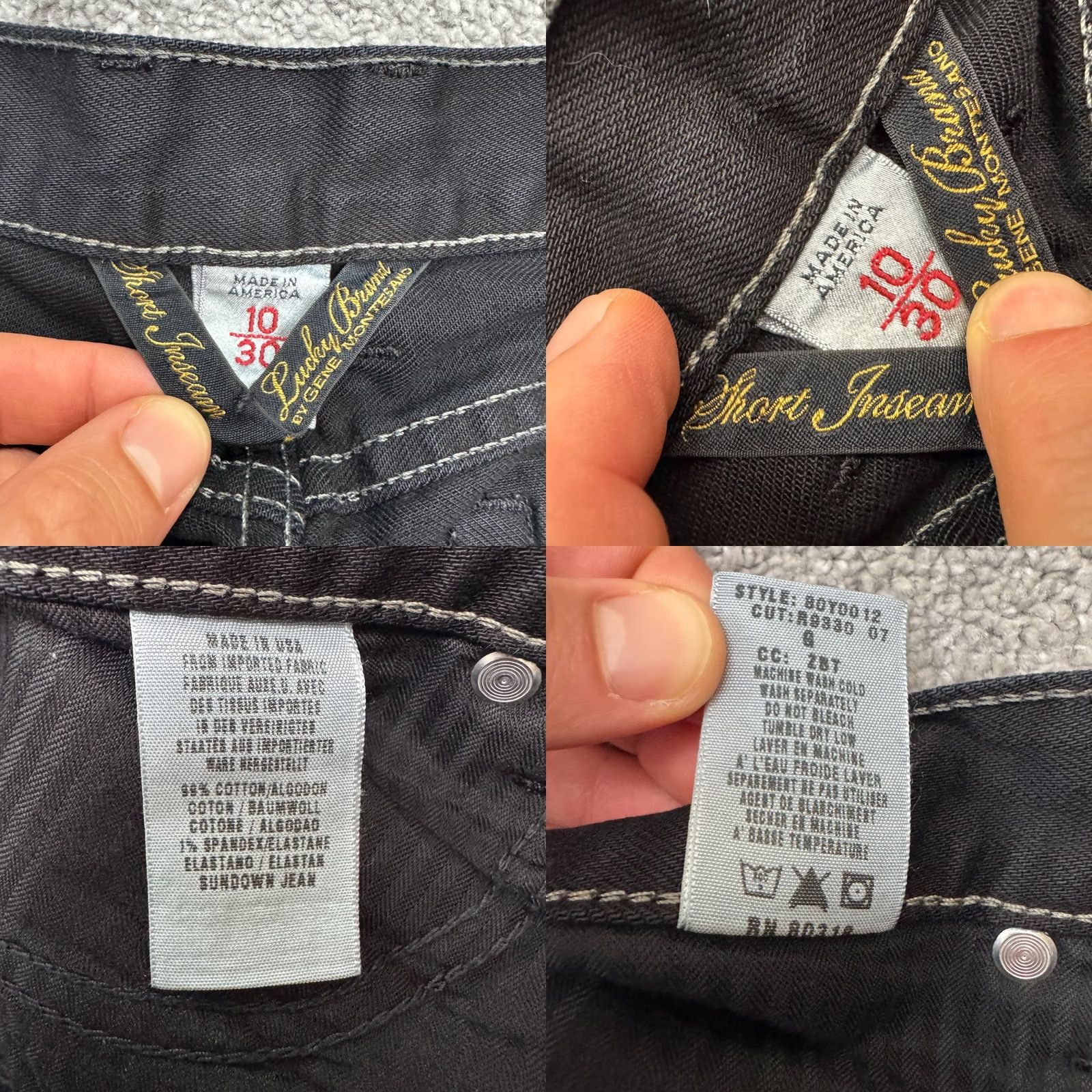Lucky Brand Lucky Brand Sundown Bootcut Denim Jeans Women 32x31 Black Mid Rise Cotton Casual Jeans Womens Black 90s City Streetwear Boots? Size 24" / US 00 / IT 34 - 8 Thumbnail