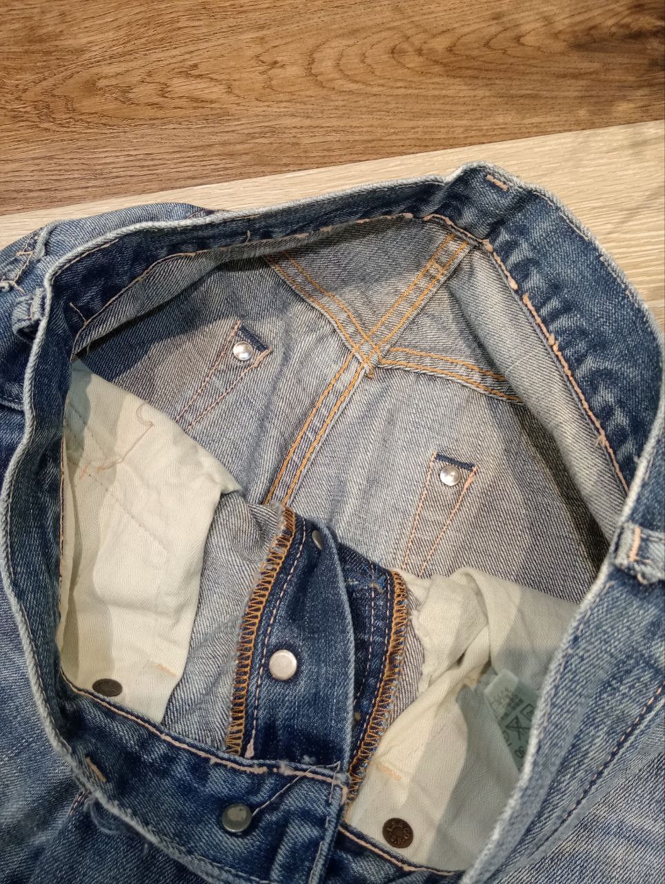 Levi's Vintage Clothing VINTAGE LEVI'S 501 REDLINE HIDDEN RIVETS CAPITAL E JEANS Size US 30 / EU 46 - 11 Thumbnail