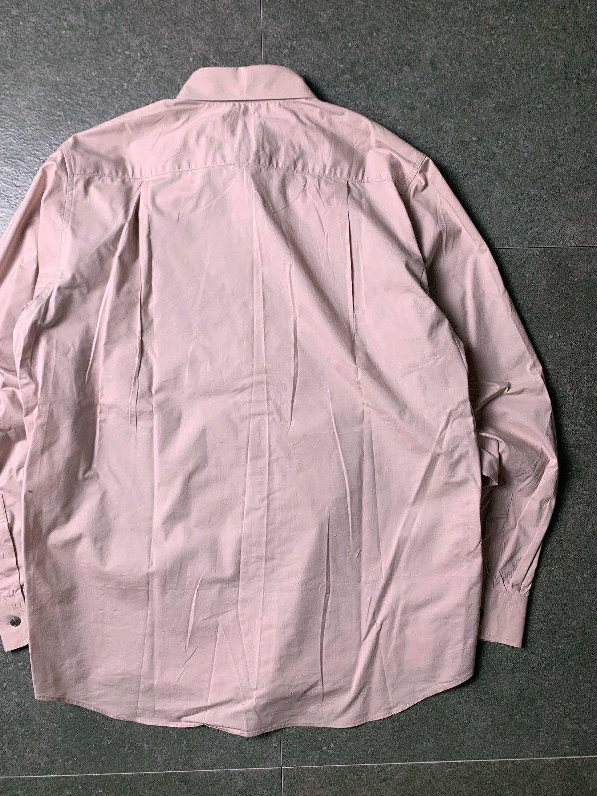 Yohji Yamamoto 2000s Ined Homme Single Pocket Harvard Shirt Size US L / EU 52-54 / 3 - 9 Thumbnail