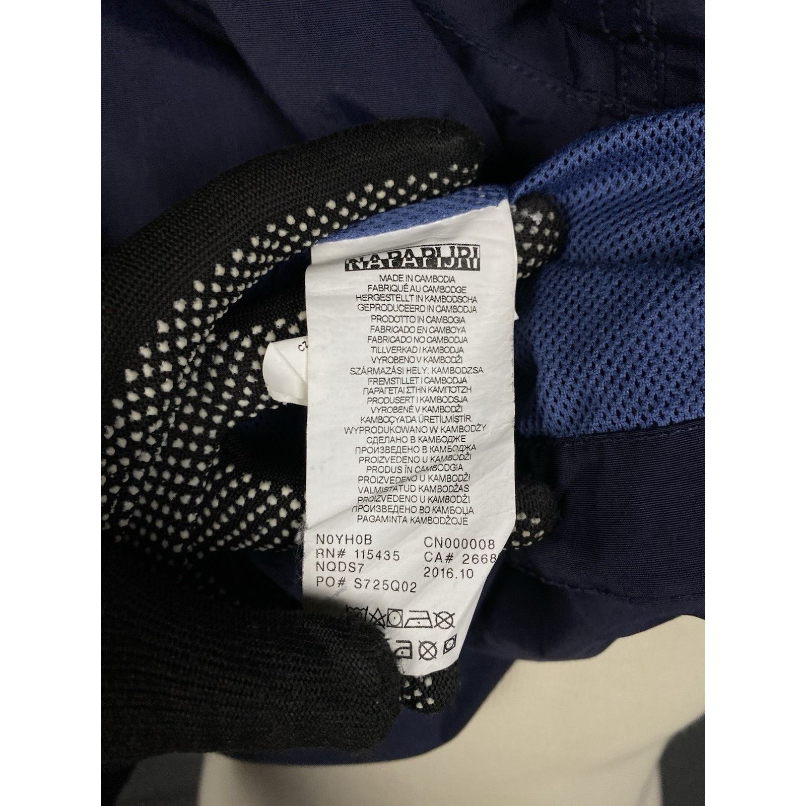 Napapijri Napapijri Rainforest Men's Blue Anorak Windbreaker Jacket Si Size US M / EU 48-50 / 2 - 11 Thumbnail