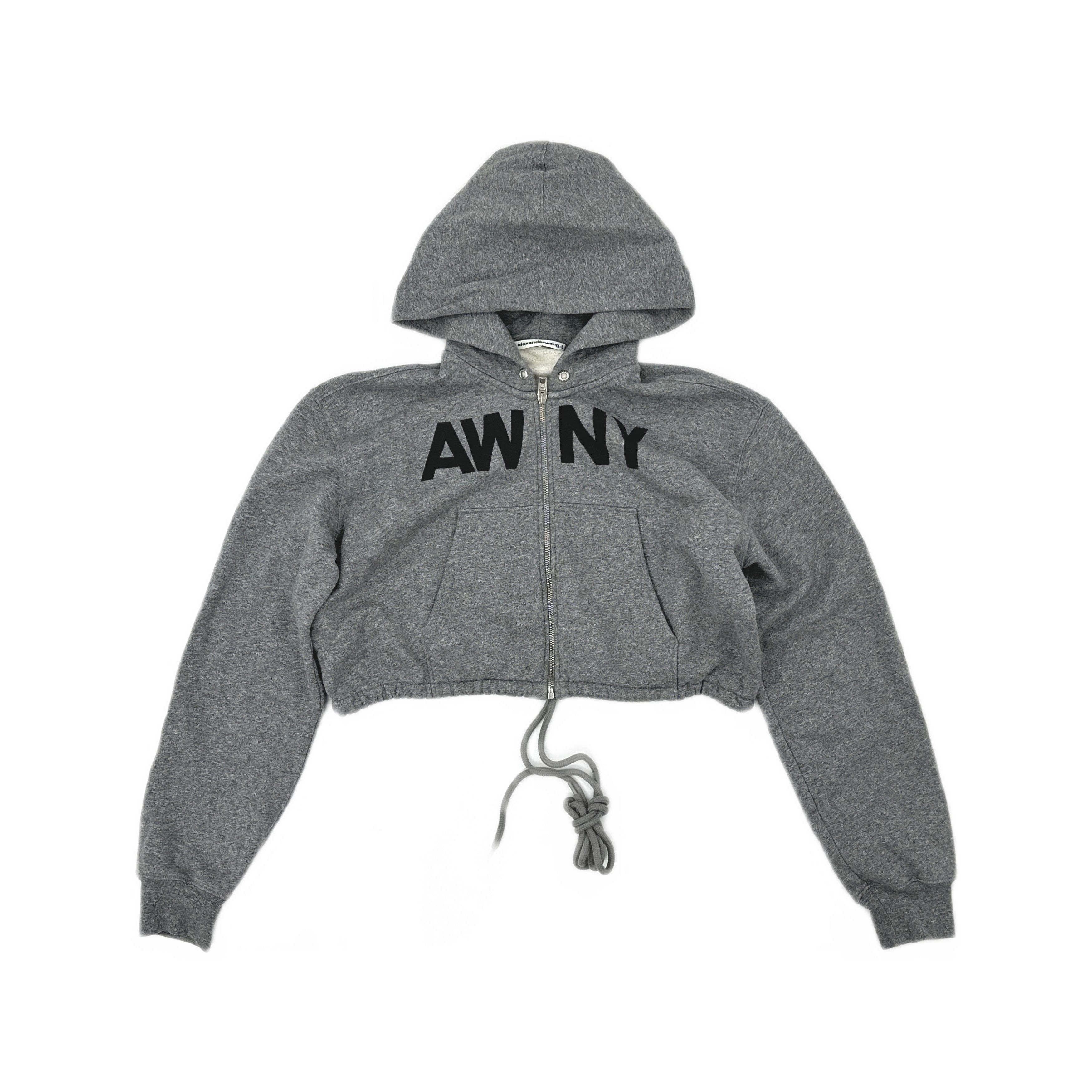Alexander Wang Alexander Wang Logo Zip-Up Hoodie Size S Size S / US 4 / IT 40 - 1 Thumbnail