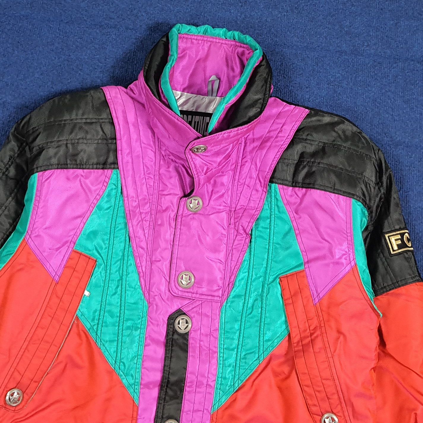 Vintage Vintage Retro 90s FCO F. Creative Office Ski Jacket C284N19 Size US L / EU 52-54 / 3 - 2 Thumbnail