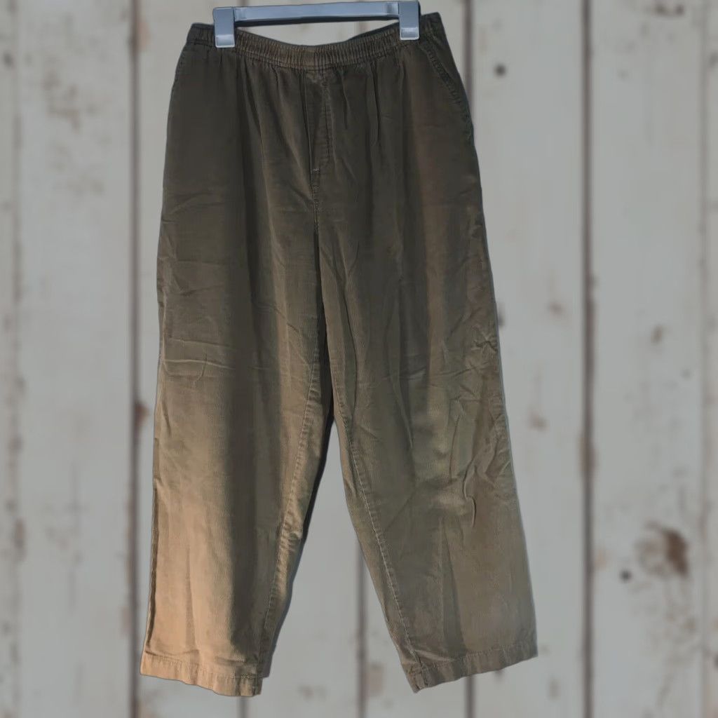 Vintage VINTAGE Cabin Creek Women's Pants Size 16P Beige Cotton Straight Leg Casual Workwear Size 38" / US 16 / IT 52 - 1 Thumbnail