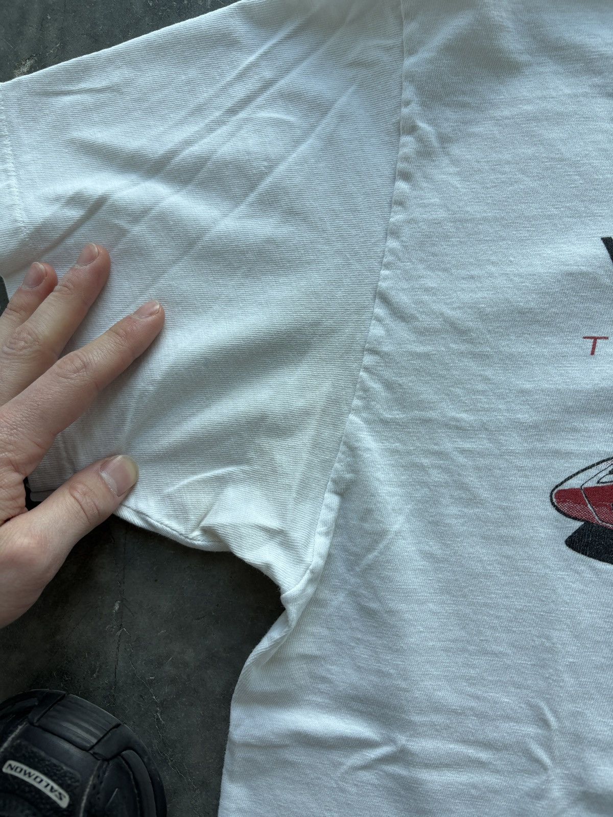 Vintage Vintage 1980s Vector W8 Twin Turbo Graphic Tee Hanes Beefy Size US L / EU 52-54 / 3 - 5 Thumbnail