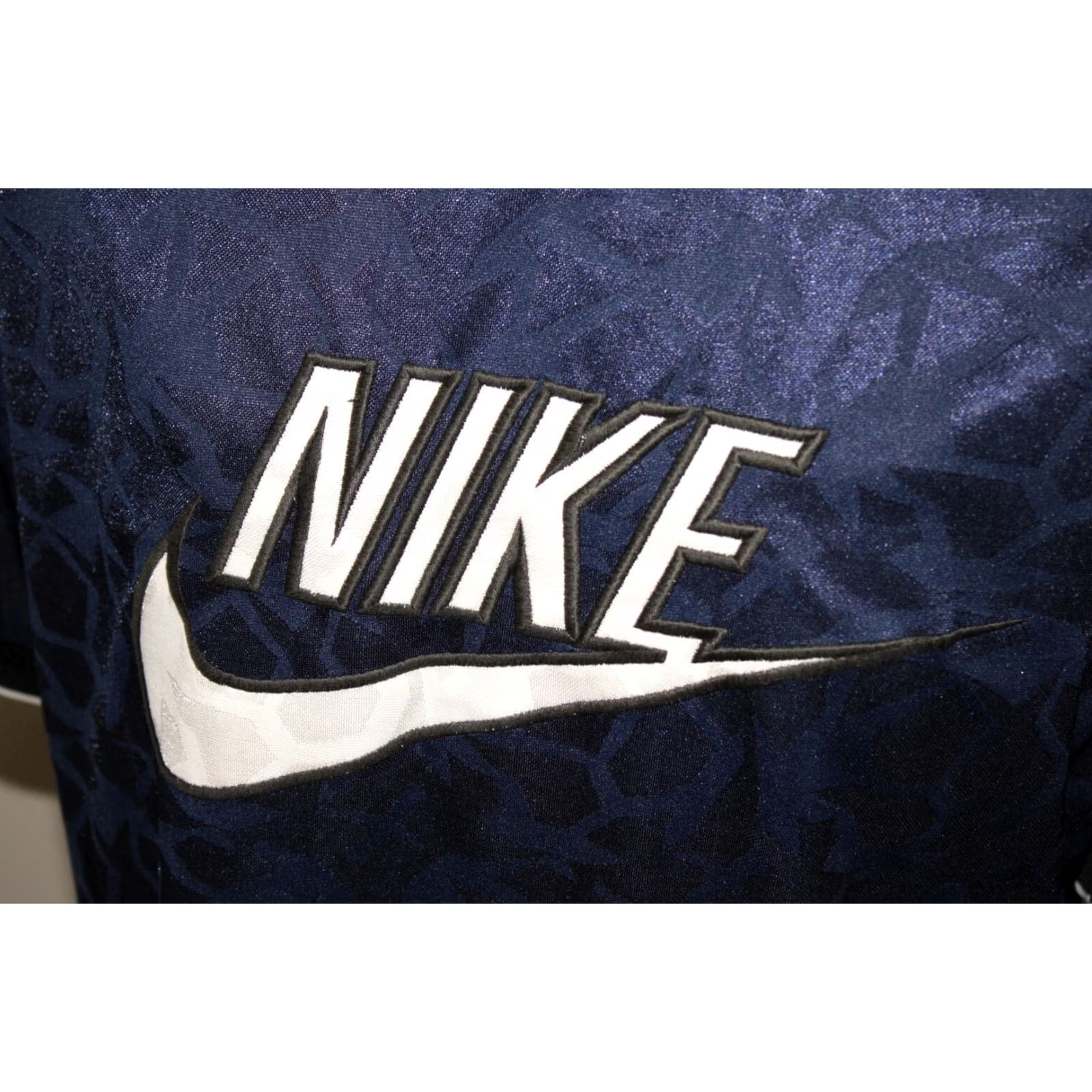 Nike VINTAGE Nike 90's mens football shirt Blue Size L Size US L / EU 52-54 / 3 - 2 Thumbnail